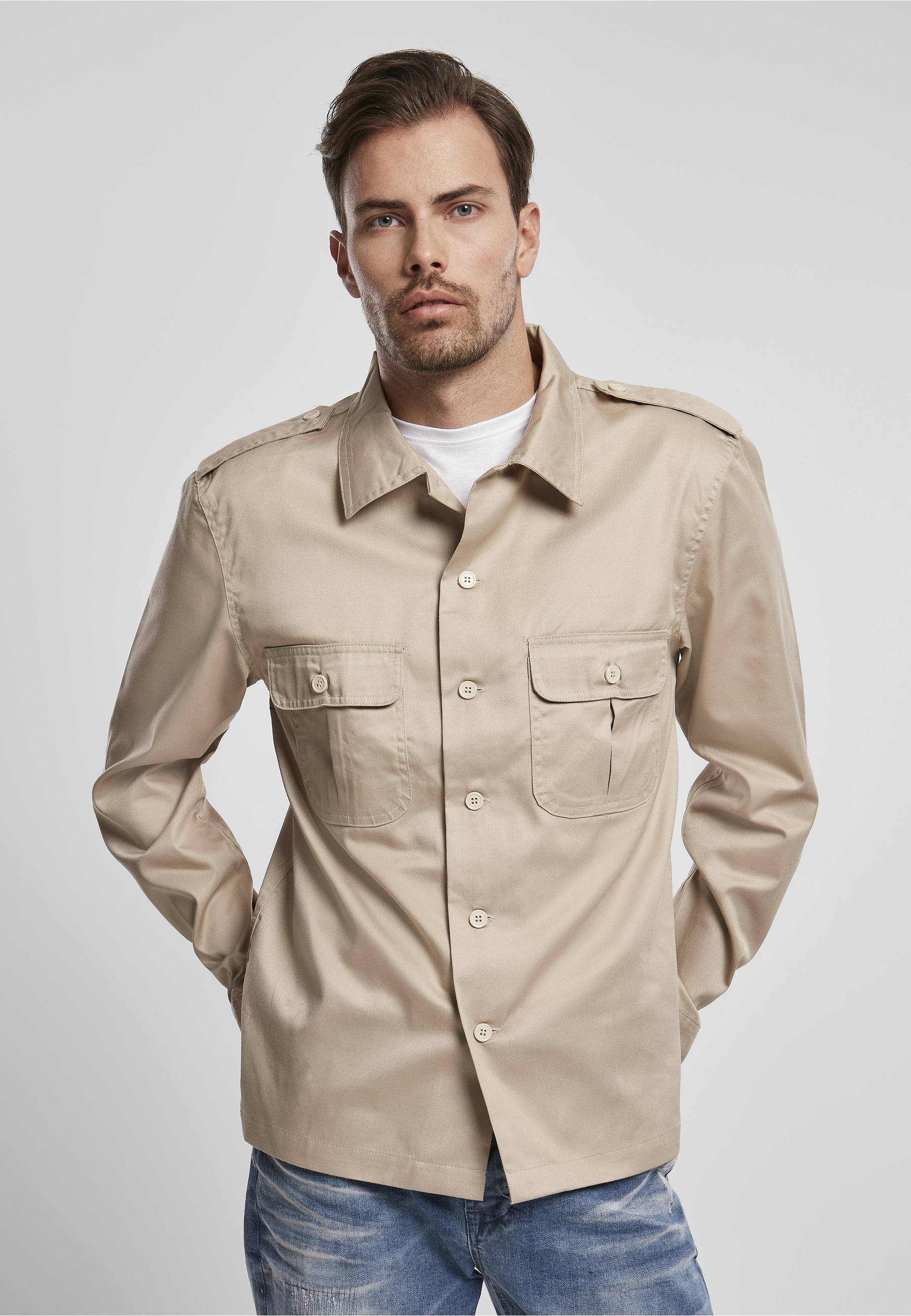 Brandit Langarmhemd »Brandit Herren US Shirt« 1 Stk.