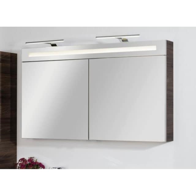 FACKELMANN Spiegelschrank »CL 120 - Ulme-Madera«, Badmöbel Breite 120 cm, 2  Türen, doppelseitig verspiegelt | BAUR