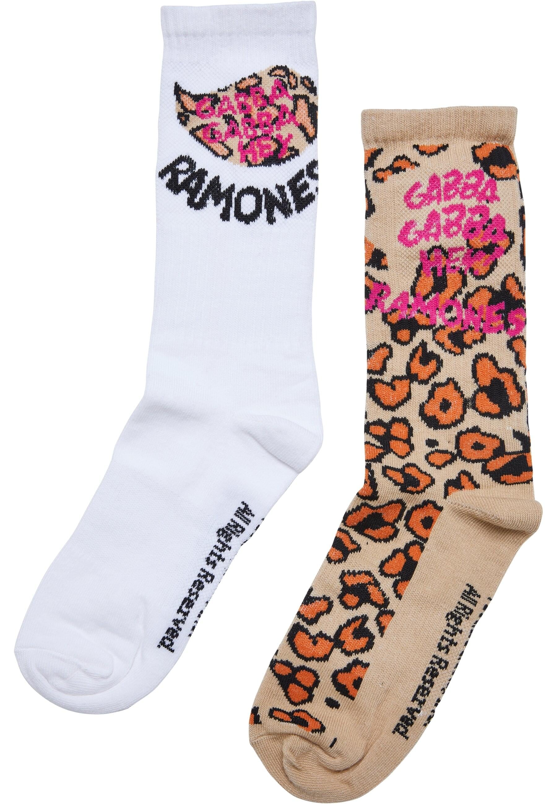 Basicsocken »Merchcode Accessoires Ramones Leo Socks 2-Pack«, (1 Paar)