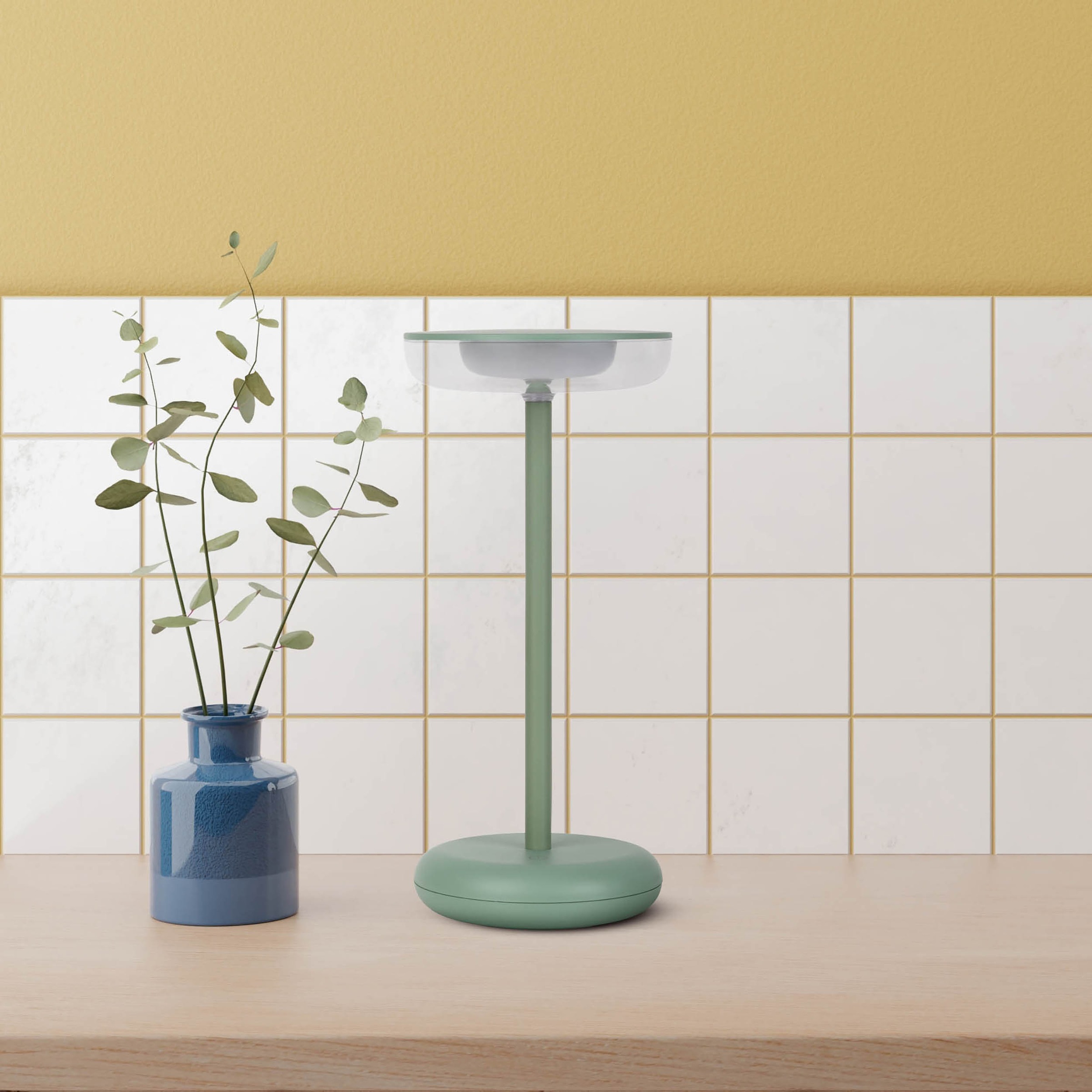 näve LED Tischleuchte »Pasi«, 1 flammig, Leuchtmittel LED-Modul | LED wechselbar, dimmbar per Berührungssensor, Memoryfunktion, Akku, USB-C-Ladekabel