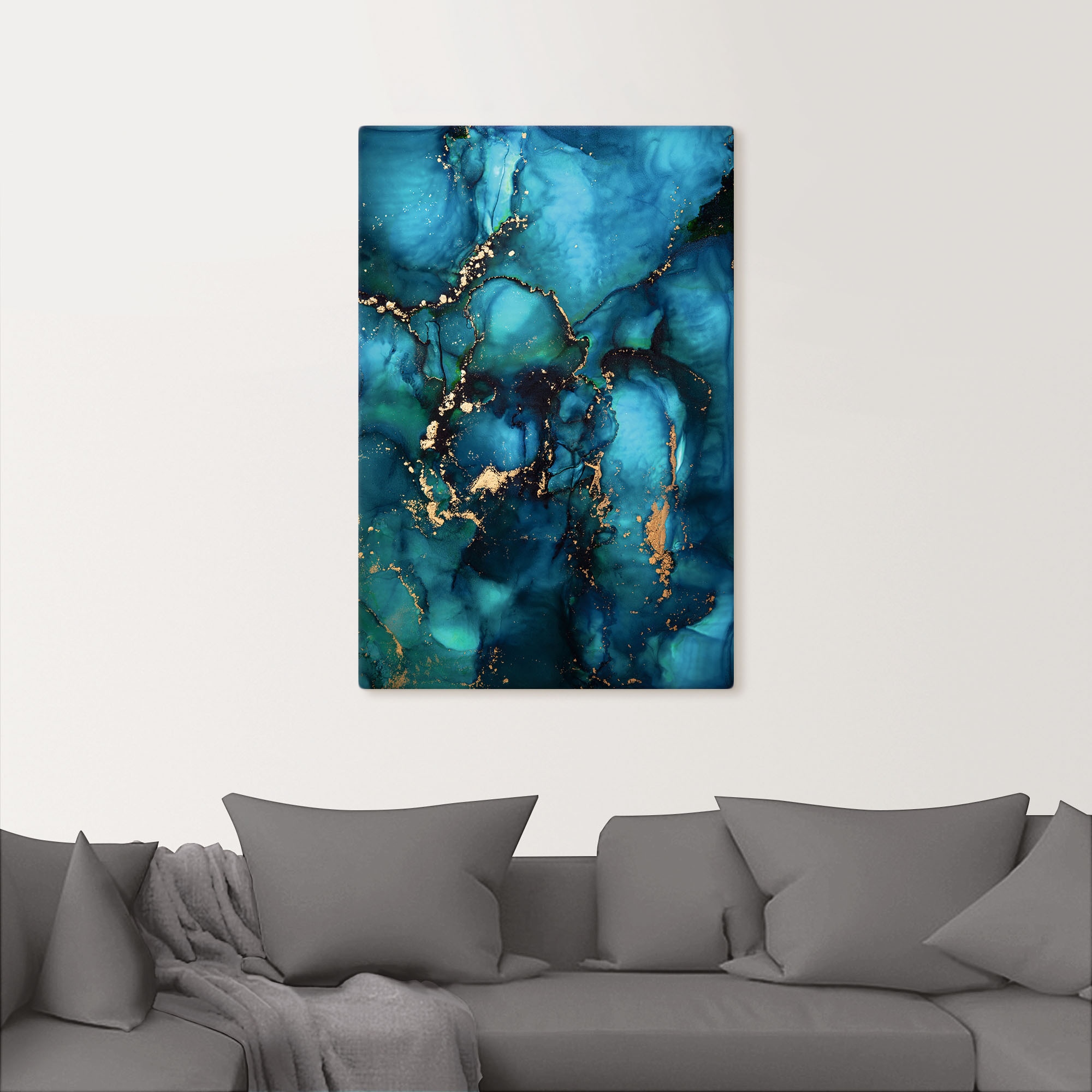 Artland Wandbild »Lagune«, Muster, (1 St.), als Alubild, Outdoorbild, Leinwandbild, Poster in verschied. Größen