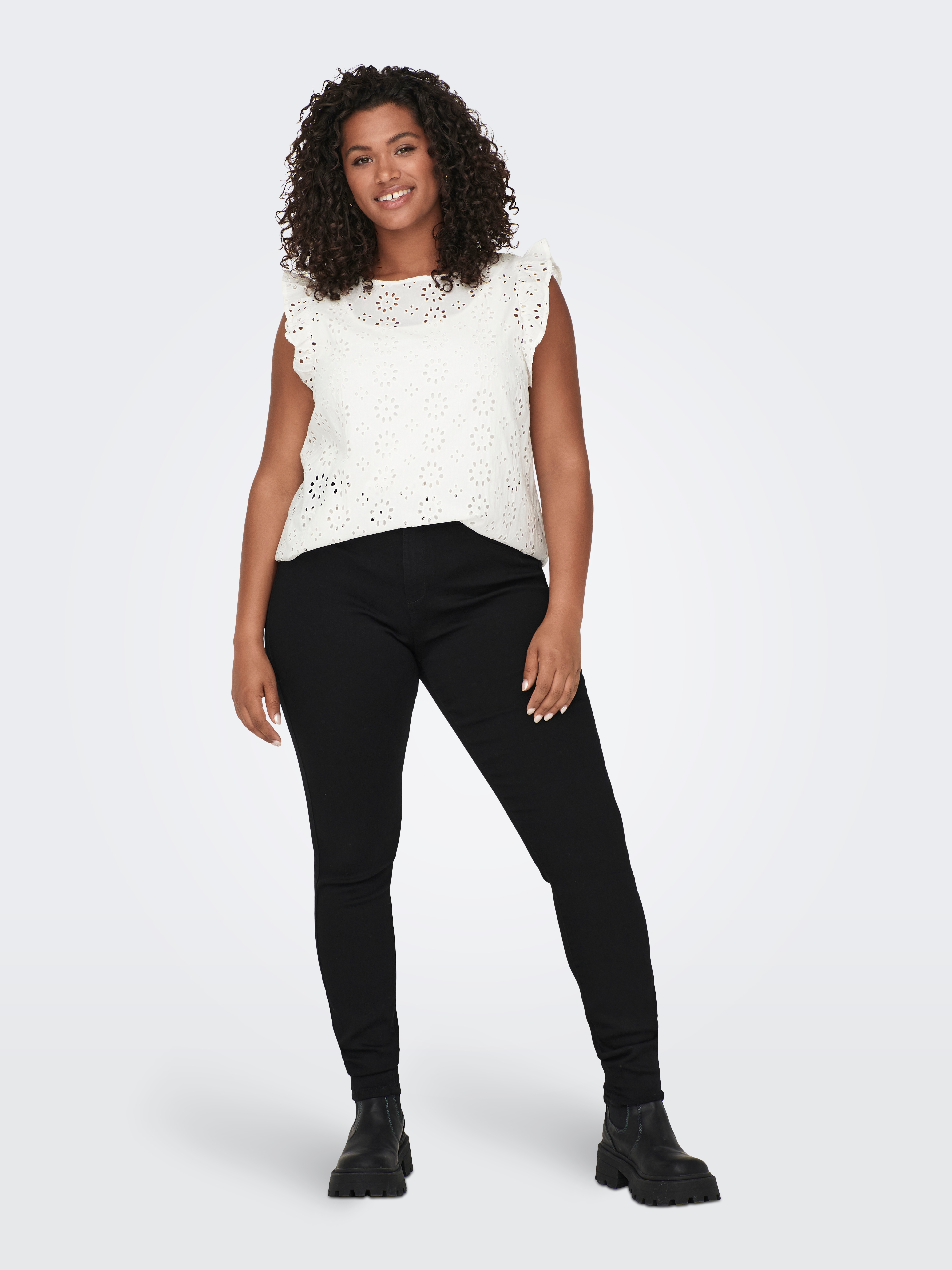 ONLY CARMAKOMA Skinny-fit-Jeans "CARSTORM LIFE PUSH UP HW SK JEANS NOOS"
