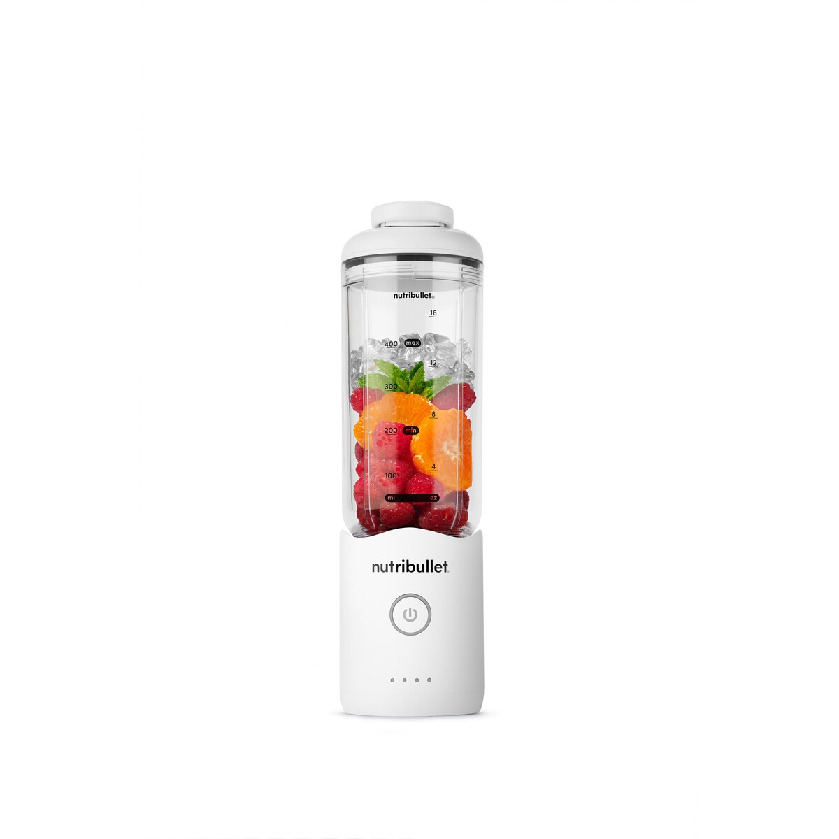 NUTRIBULLET Smoothie-Maker "NB Flex Portable NBP013W", B:8,2cm H:39cm T:8,2cmweiß, Zerkleinerer