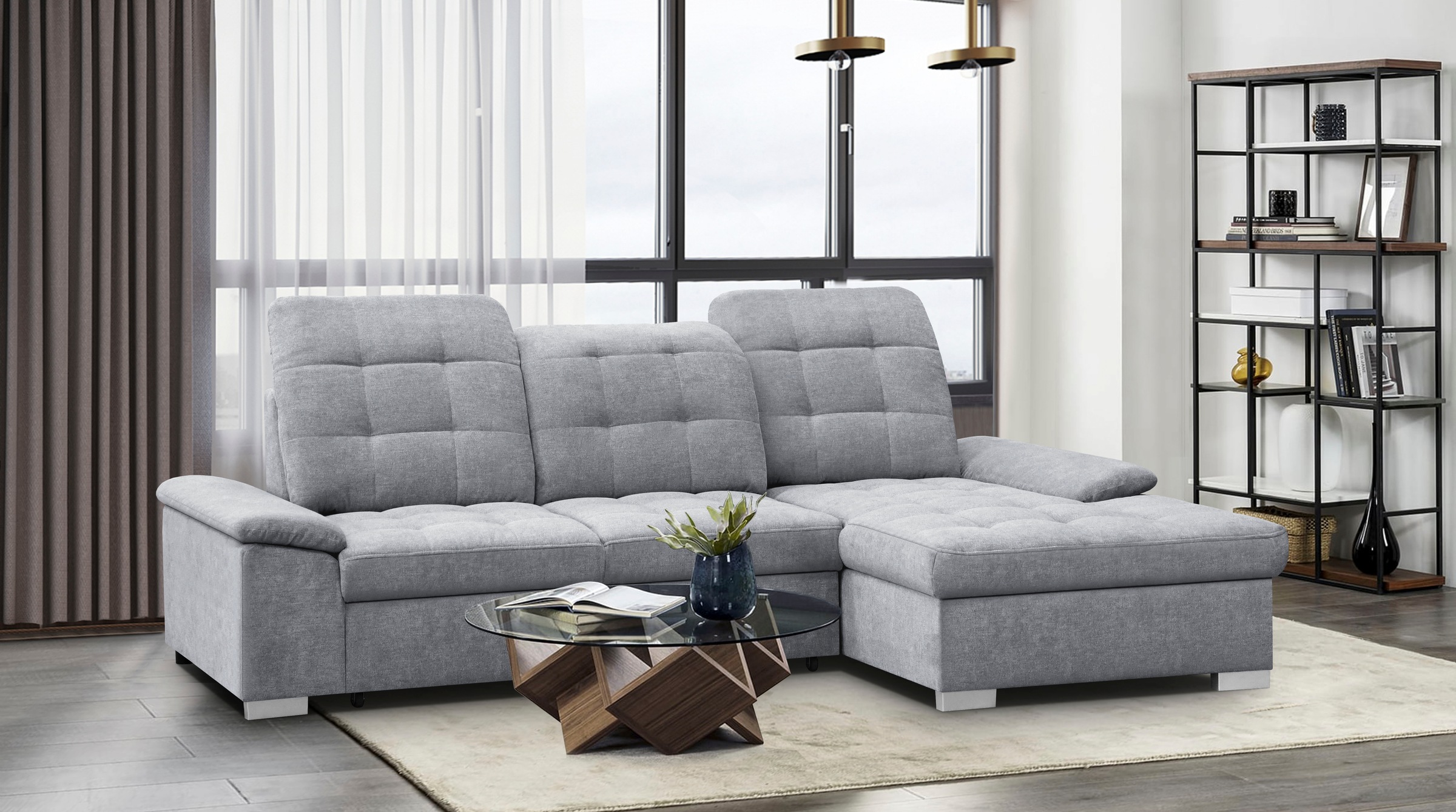 WERK2 Ecksofa "Carmen, mit Bettfunktion & Bettkasten, optional Sitztiefenve günstig online kaufen