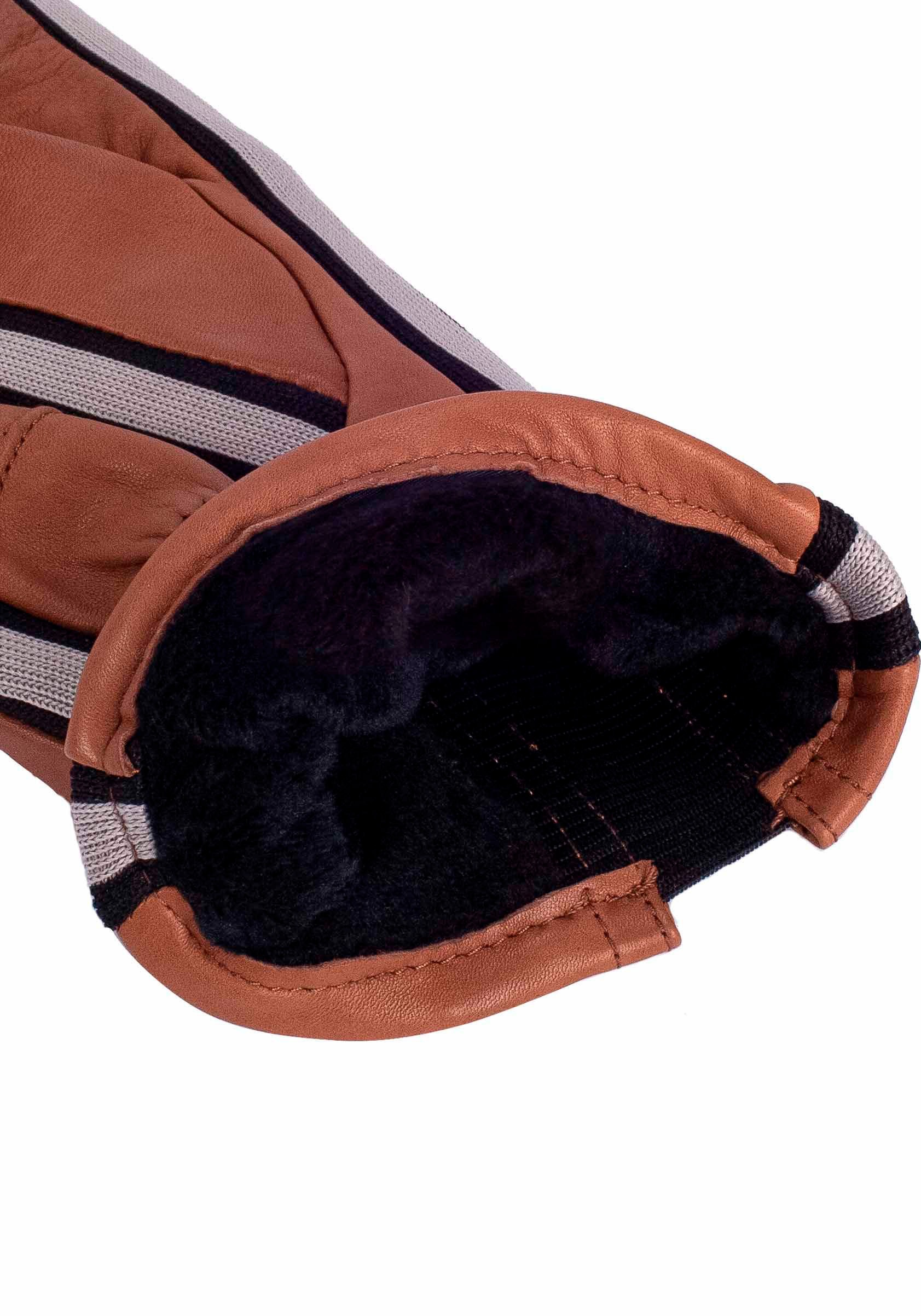 KESSLER Lederhandschuhe »Gil Touch«, sportliches Design im Sneaker- Look mit Touchfunktion