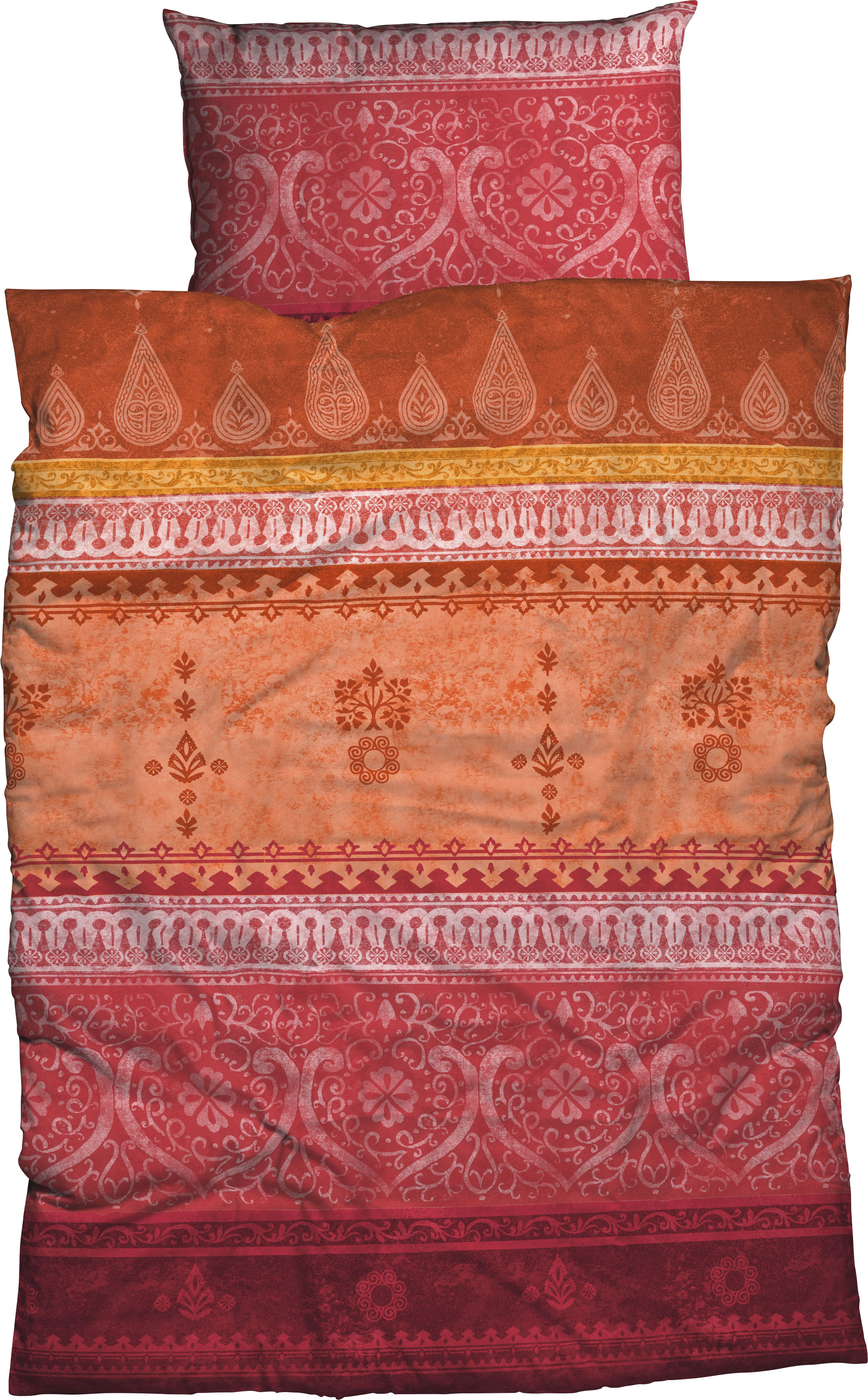 CASATEX Bettwäsche "Indi" 3 Stk. romantisch, orientalisch, weich und gemütlich