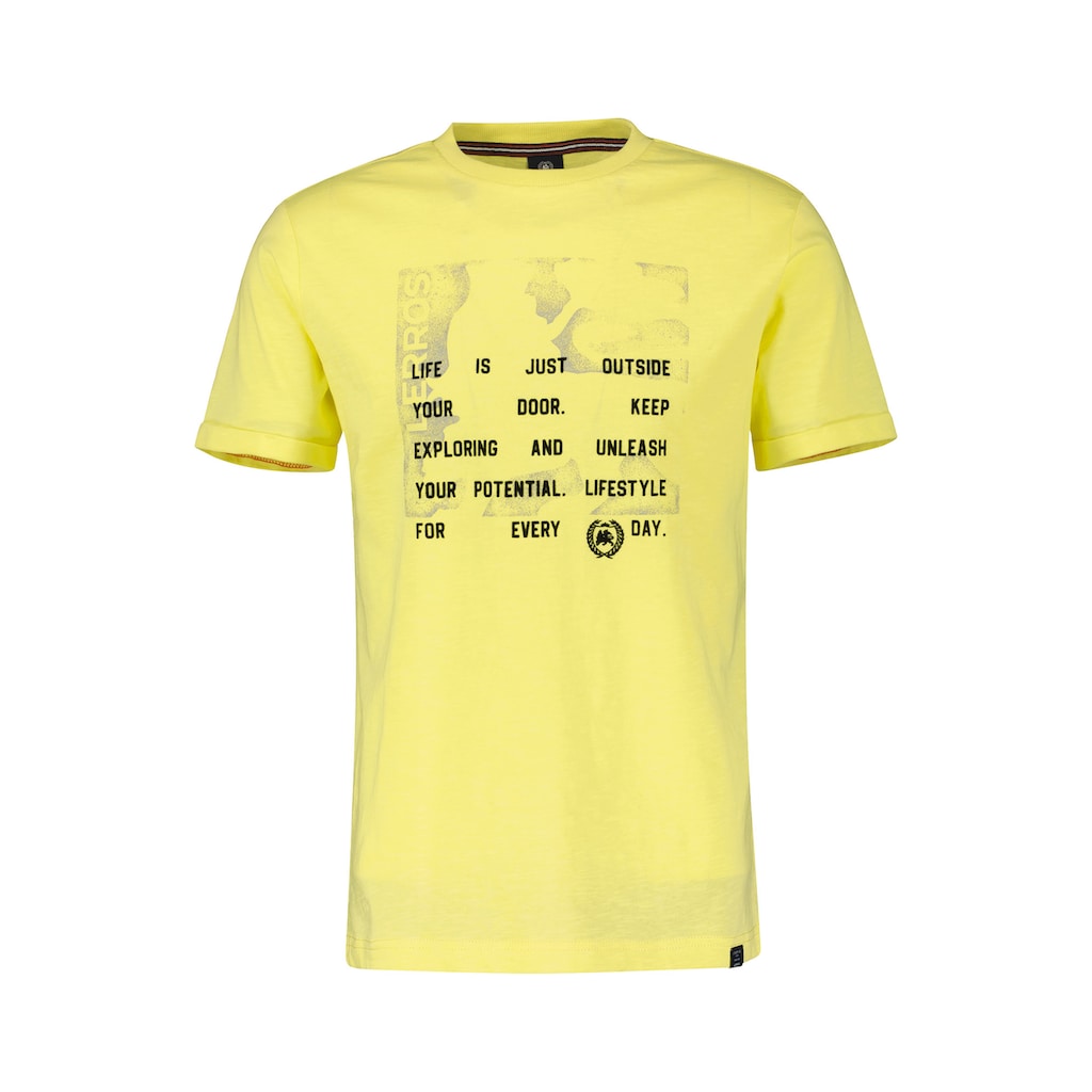 LERROS T-Shirt »LERROS T-Shirt, Graphic Print«