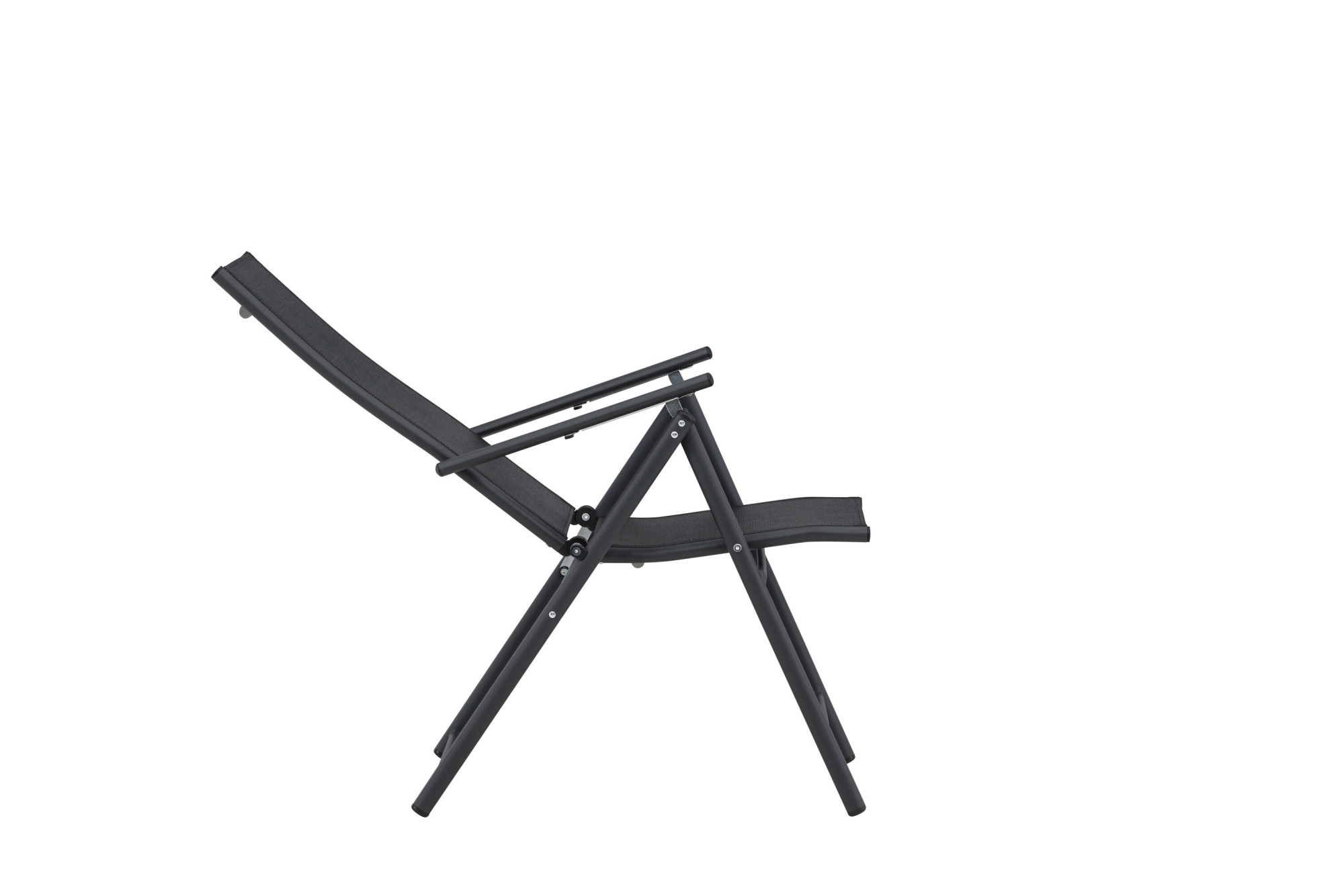 Venture Home Gartenstuhl »Levanzo, 2er-Set Gartenstühle klappbar, belastbar bis 110 kg« () Stuhlset, Stahlrahmen, Textilene-Sitz, klappbar, verstellbare Lehne