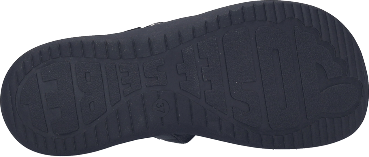 Ballerina JOSEF SEIBEL "Cassandra 10", Damen, Gr. 41, schwarz, Leder, Schuhe Ballerina, Schnallenschuh, Halbschuh, Komfortschuh in Weite G (=weit) 5