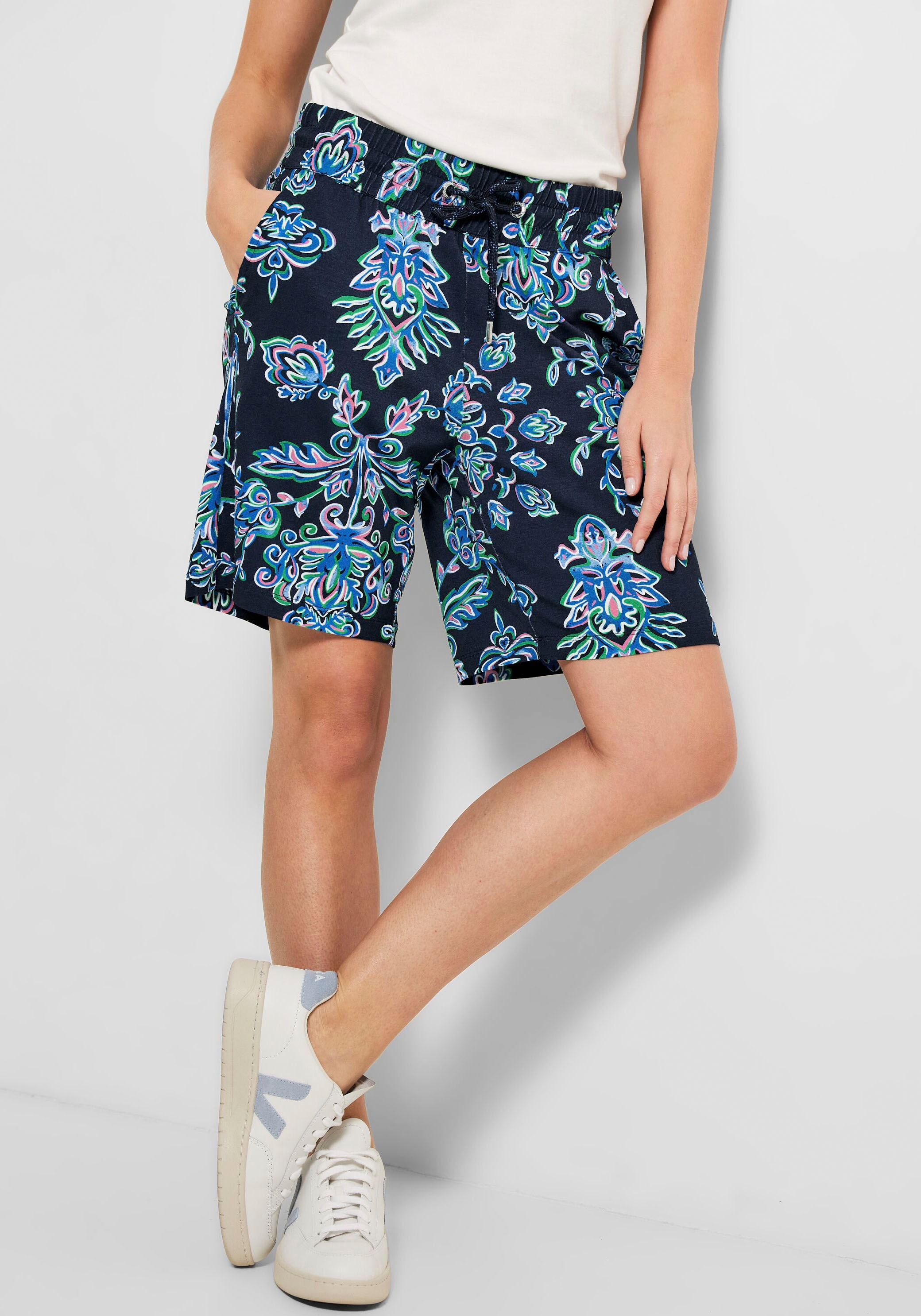 Cecil Sweatshorts, mit tollem Ornament-Print bestellen | BAUR