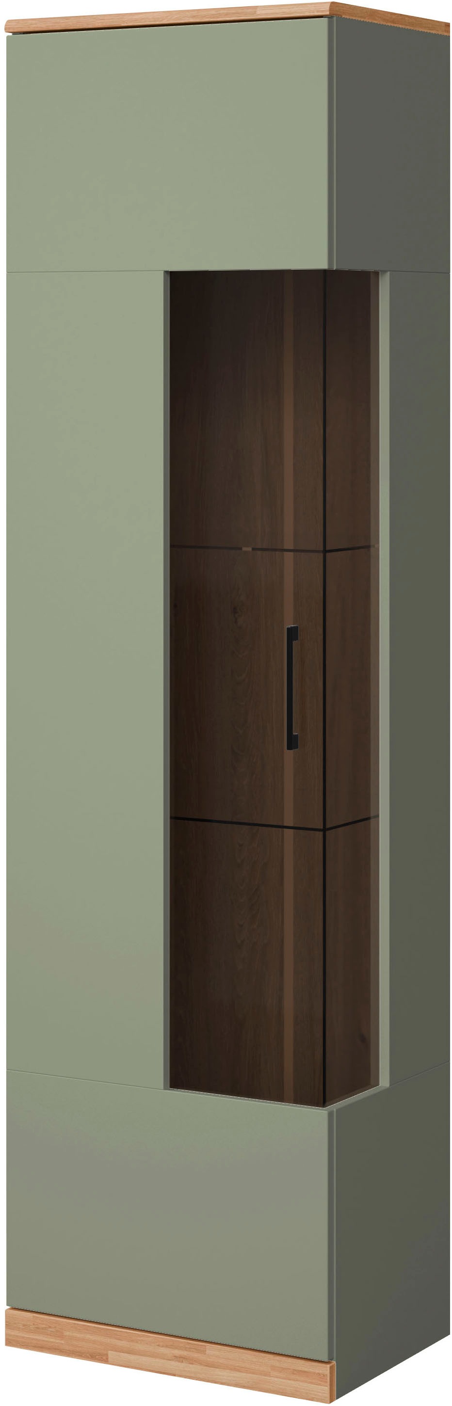 Home affaire Vitrine "Ribe,180cm hoch,5 Fächer,2 Glasböden variabel einsetz günstig online kaufen