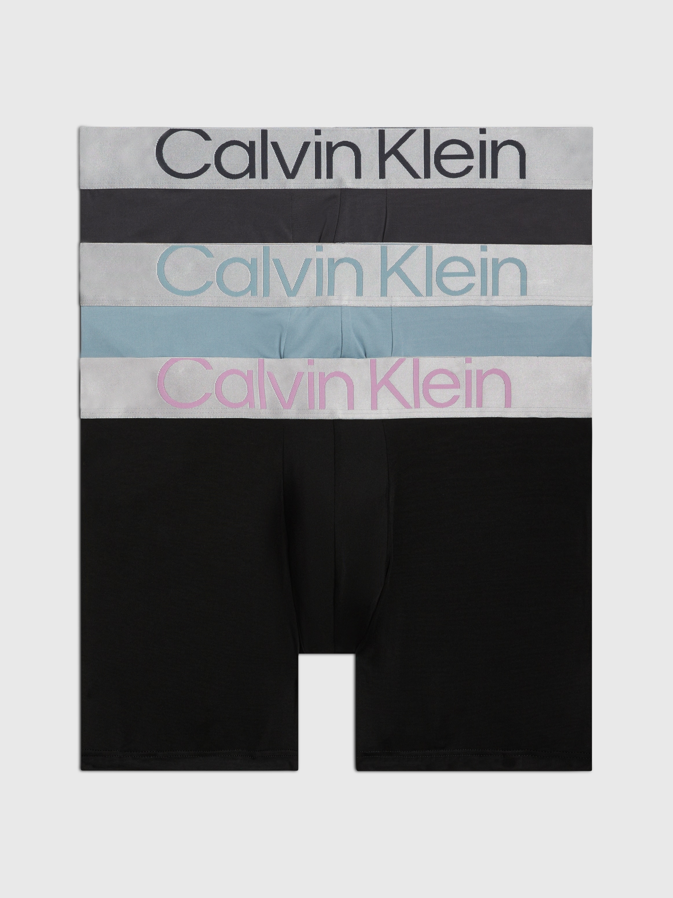 Calvin Klein Underwear Boxer »BOXER BRIEF 3PK«, (Packung, 3 St., 3er-Pack), mit längerem Bein & Calvin Klein Logo-Elastikbund
