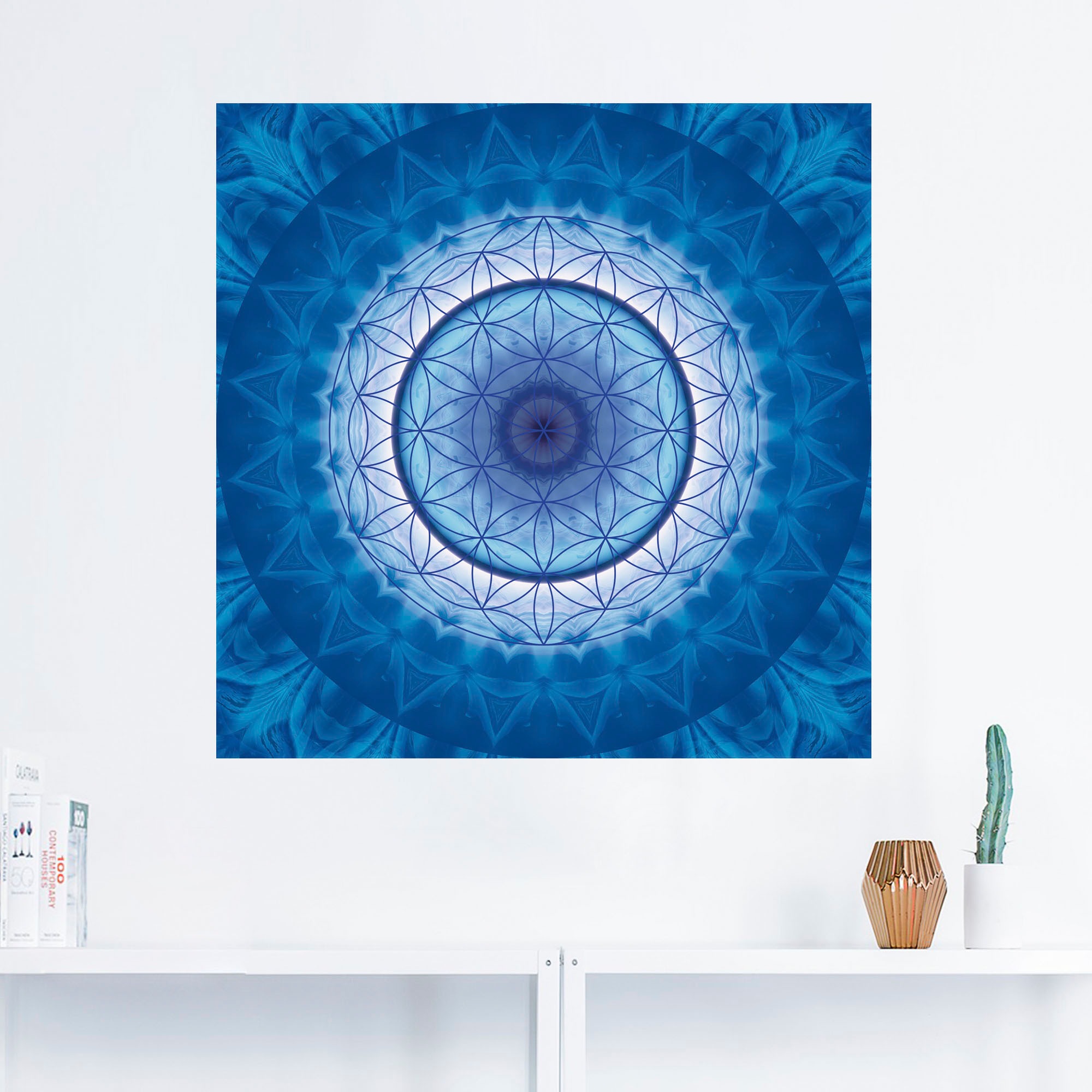 Artland Wandbild »Blume des Lebens 2«, Muster, (1 St.), als Leinwandbild, Poster in verschied. Größen