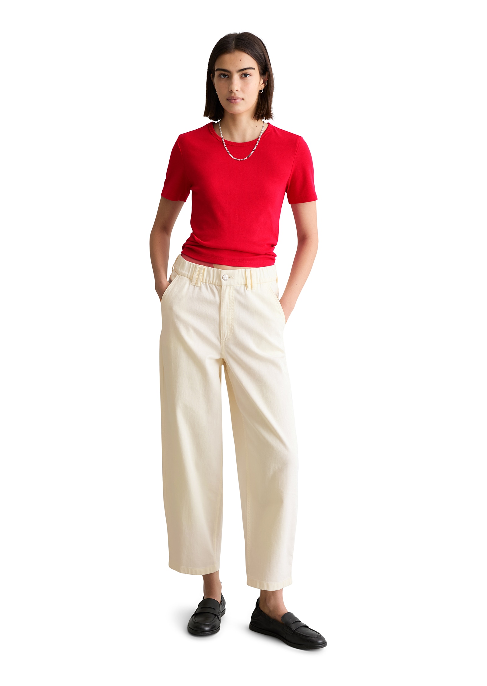 Marc O'Polo DENIM 7/8-Hose  Relaxed Shape, elastischer Bund