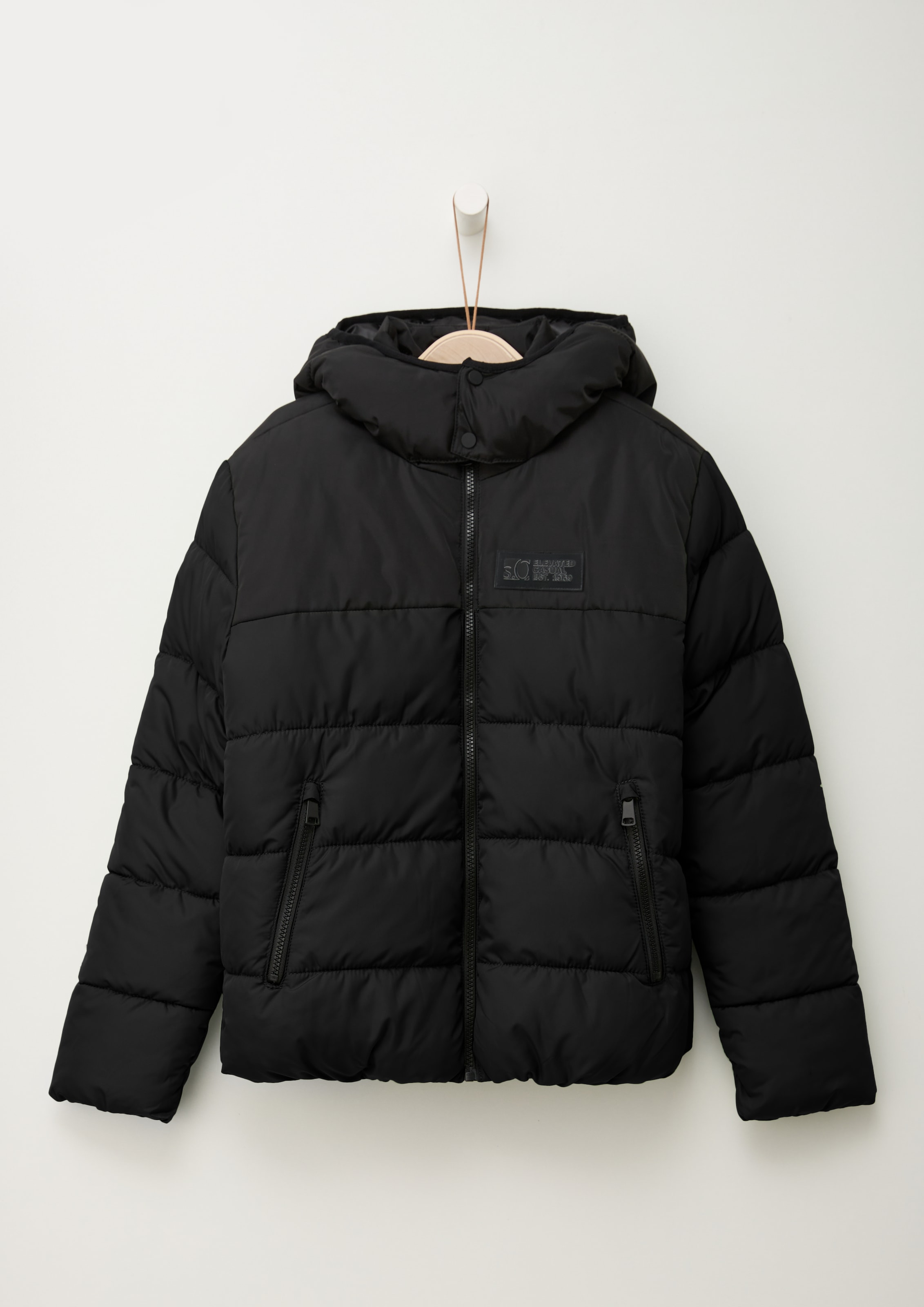 s.Oliver Junior Outdoorjacke, mit Kapuze, mit Kapuze