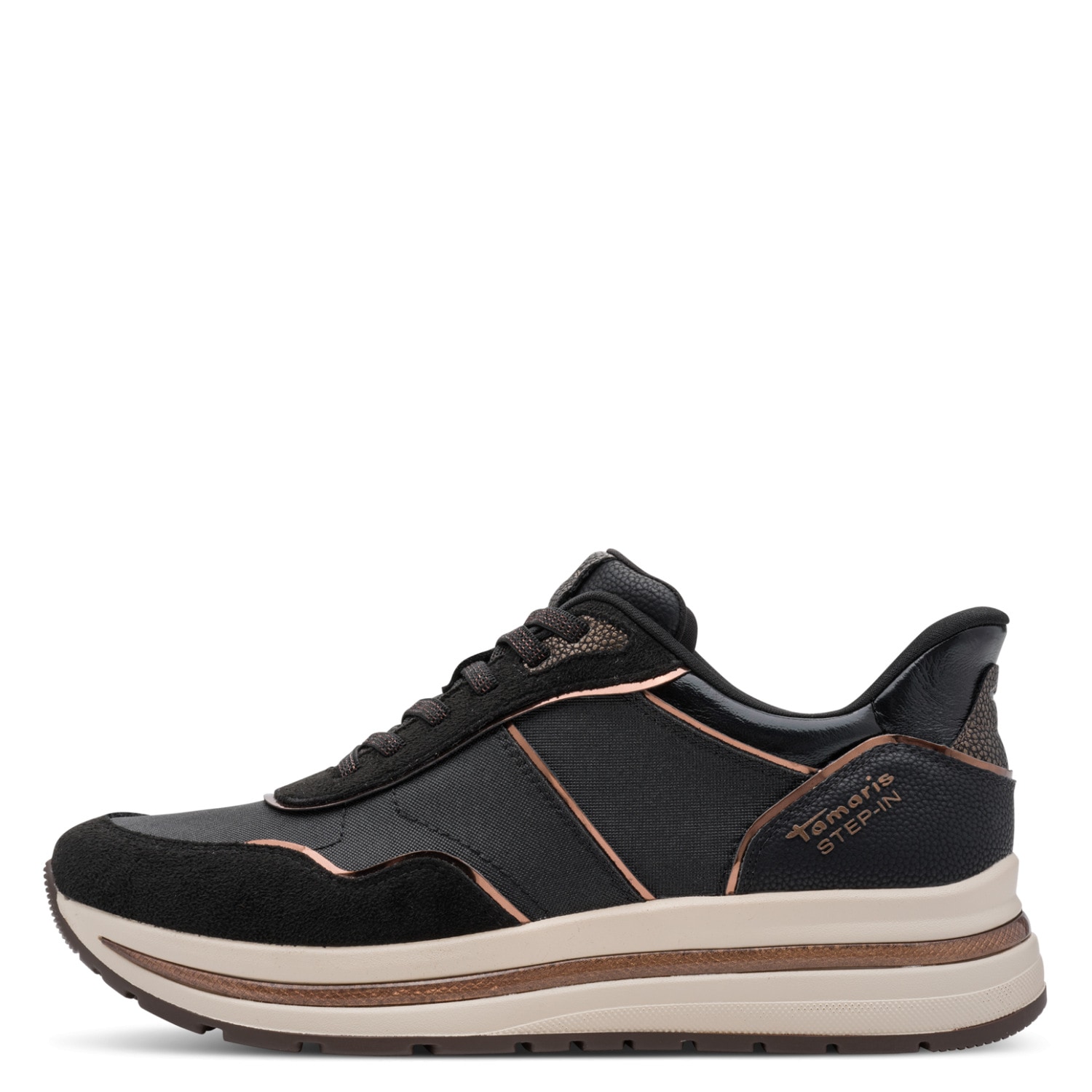 Tamaris Plateausneaker  Freizeitschuh, STEP IN Damensneaker, Halbschuh veganer Herstellung