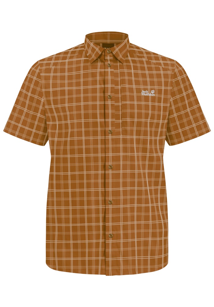 Jack Wolfskin Norbo S/S Shirt Men Check XL 2