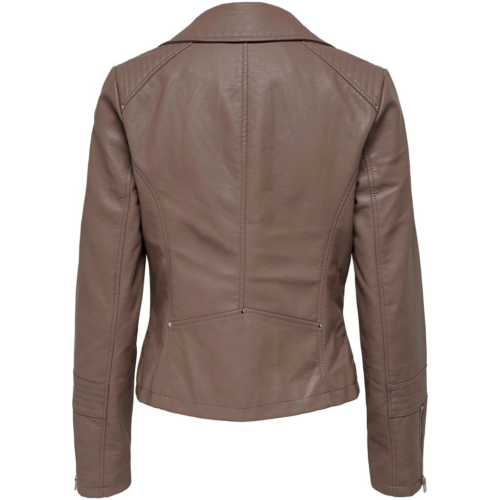 ONLY Lederimitatjacke »ONLGEMMA FAUX LEATHER BIKER OTW NOOS«