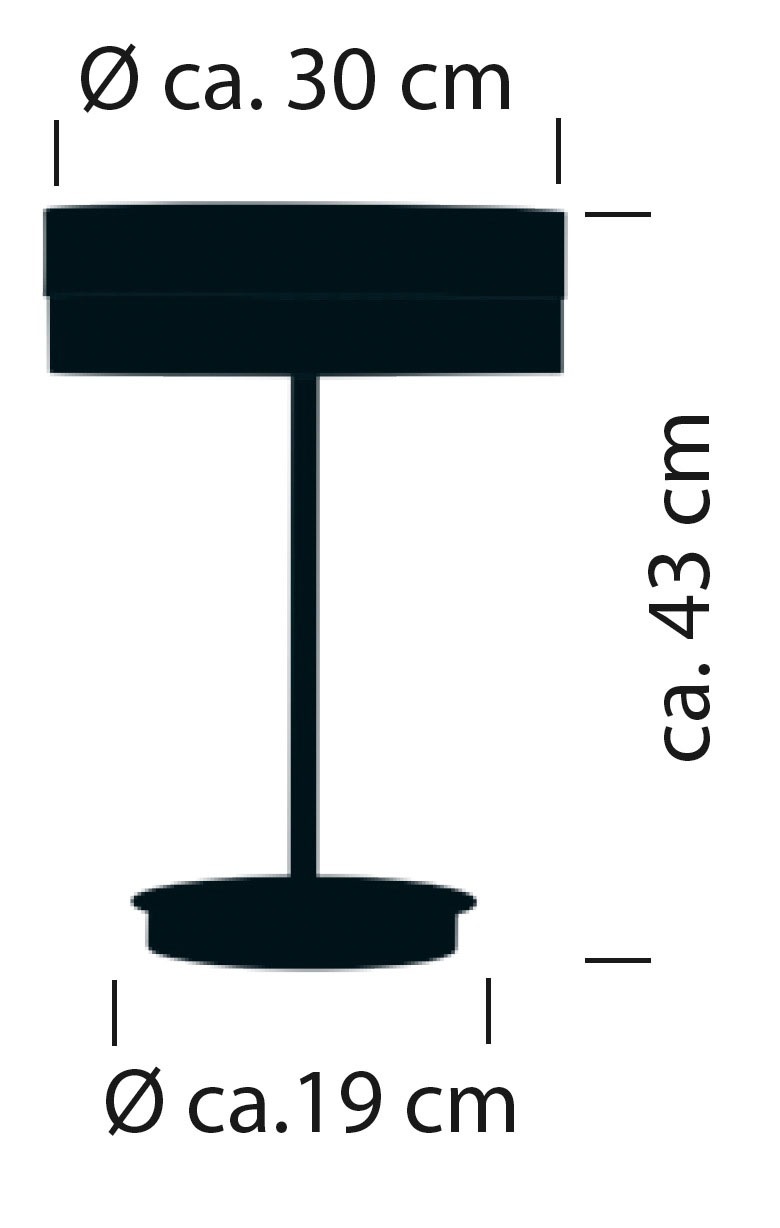 HELL höllisch gutes Licht LED Tischleuchte »MESH« LED-Modul 1 Stk. Warmweiß Tastdimmer