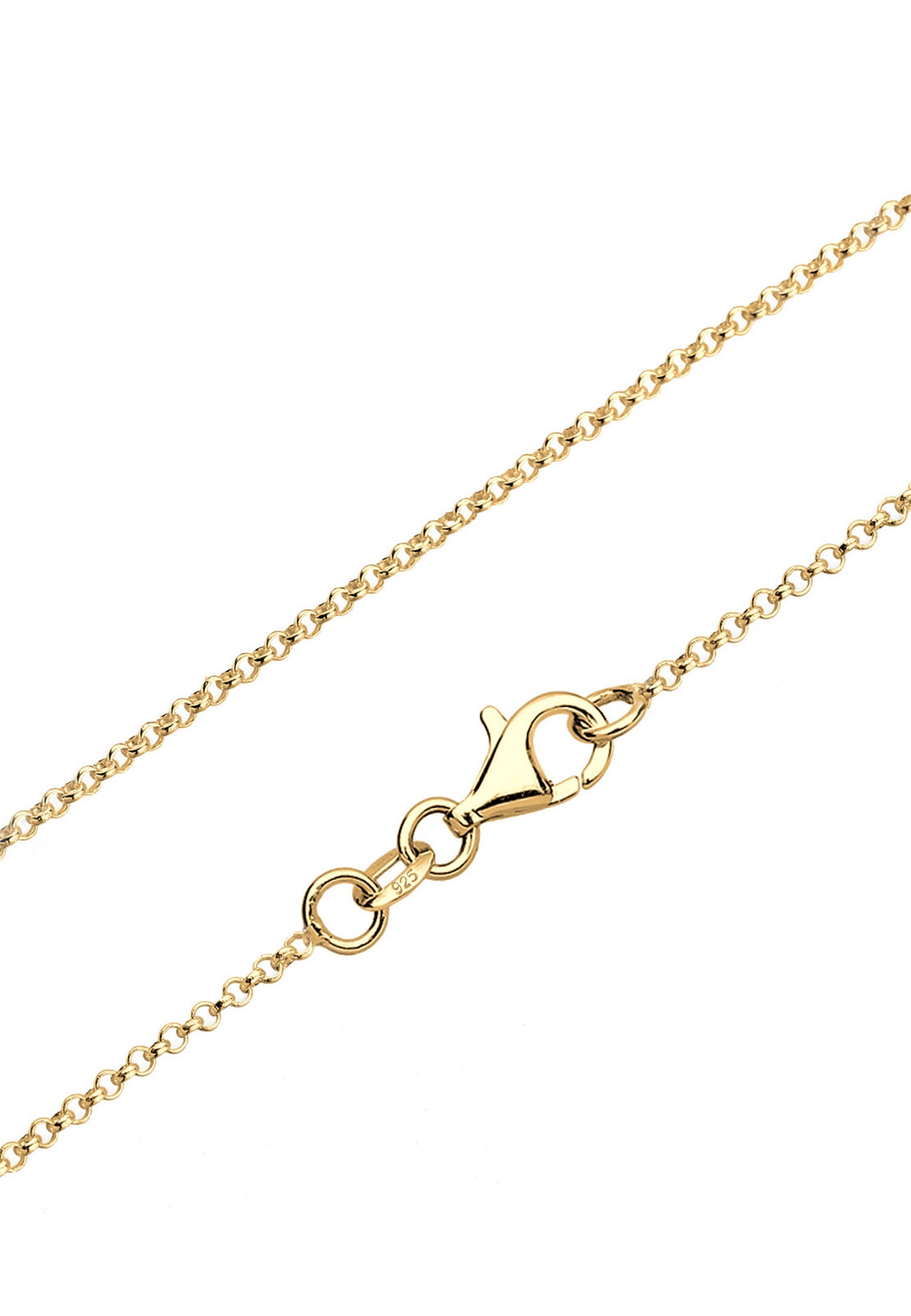 Nenalina Kette mit Anhänger »Kronen Chakra Kristalle 925 Silber«