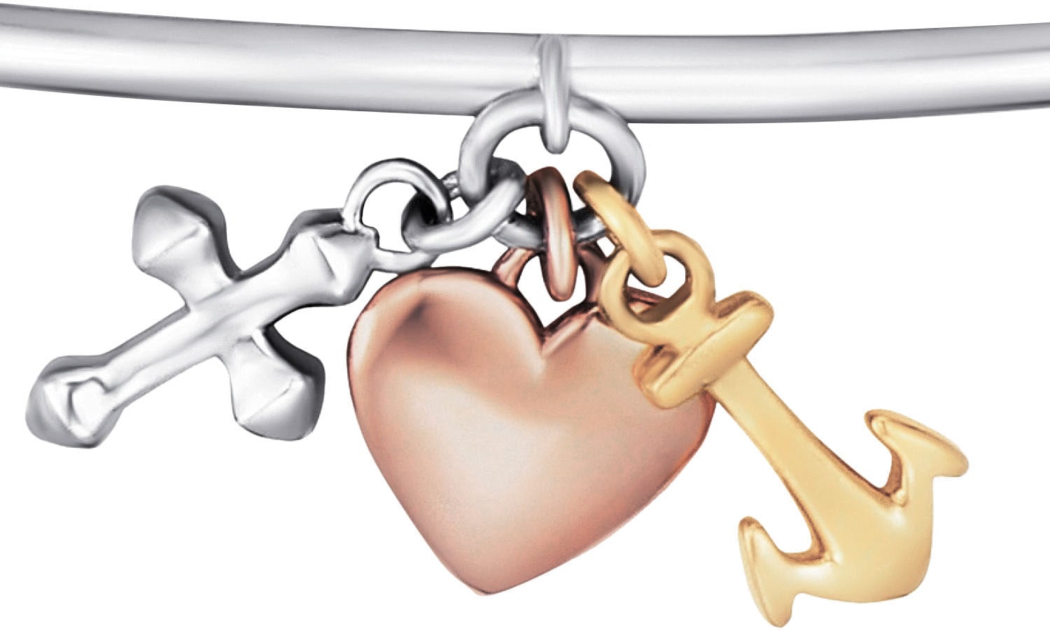 Engelsrufer Armreif »Glaube, Liebe & Hoffnung, ERB-FLH-TRICO«, Made in Germany