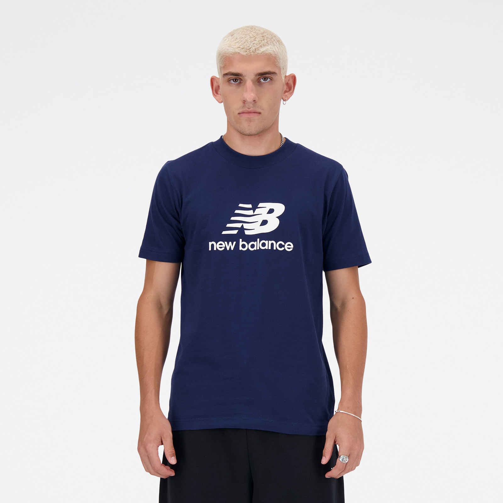 New Balance T-Shirt "SPORT ESSENTIALS LOGO T-SHIRT" Kurzarm, Rundhalsaussch günstig online kaufen