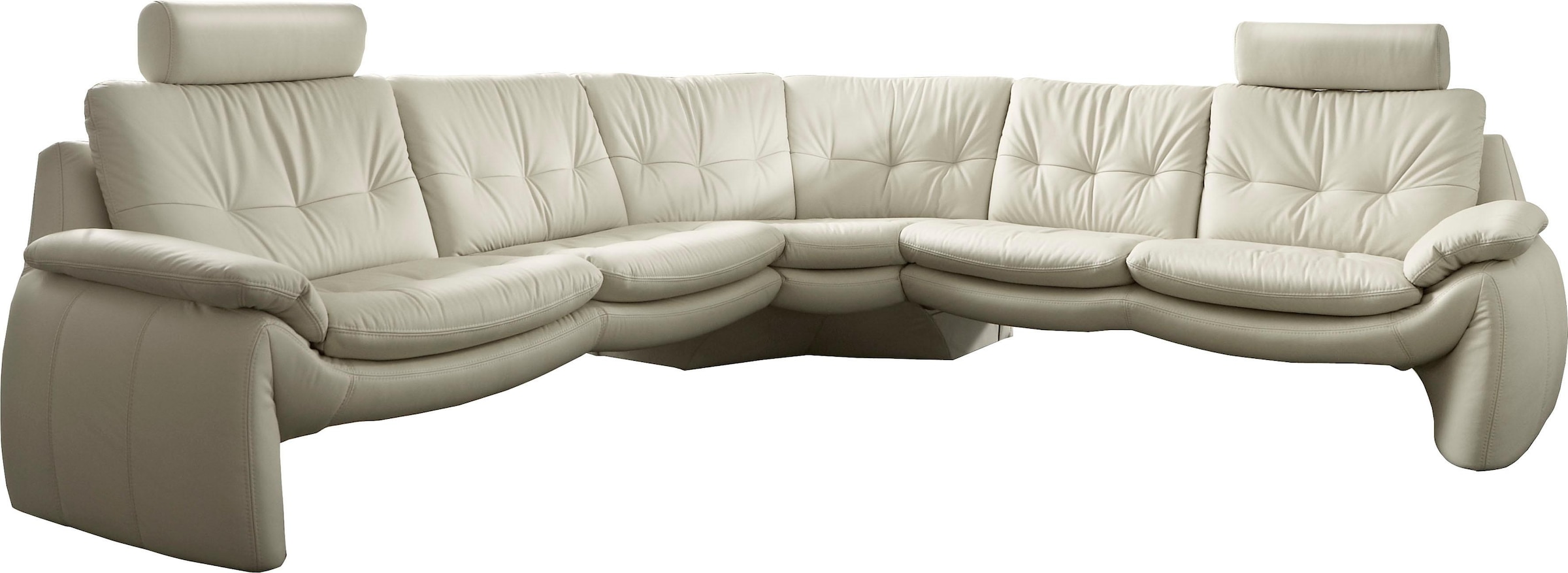PLACES OF STYLE Ecksofa »Luna L-Form«, in einzigartiger Optik
