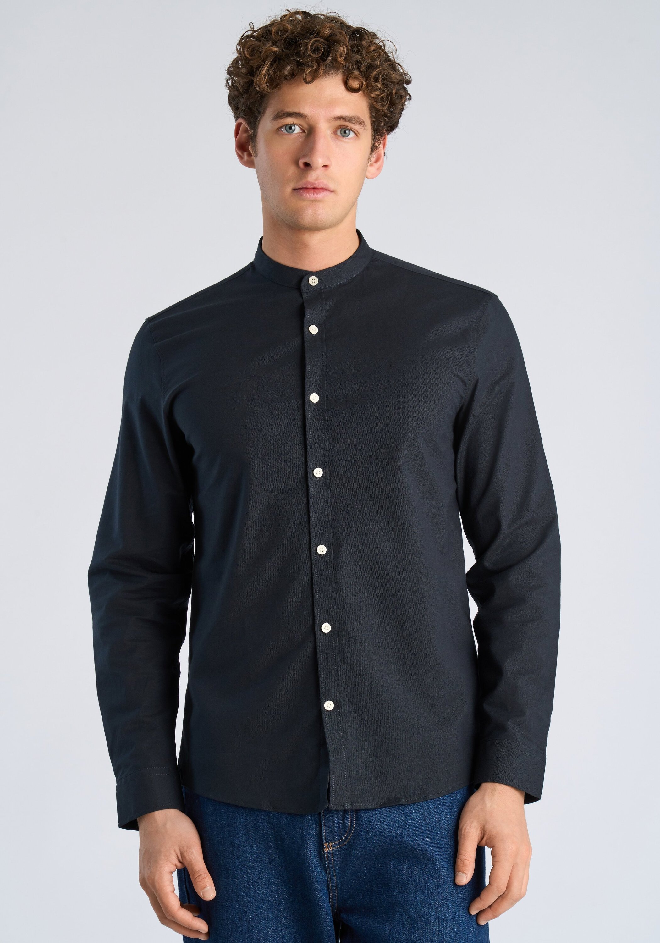 LINDBERGH Businesshemd "Oxford-Hemd (Langarm) Relaxed Fit"
