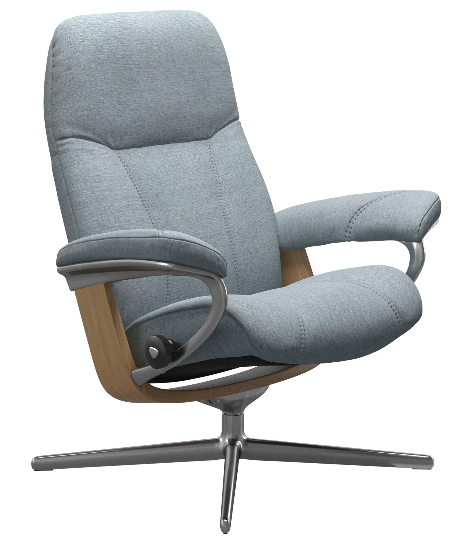Stressless® Relaxsessel »Consul«, mit Cross Base, Größe S, M & L, Holzakzent Eiche