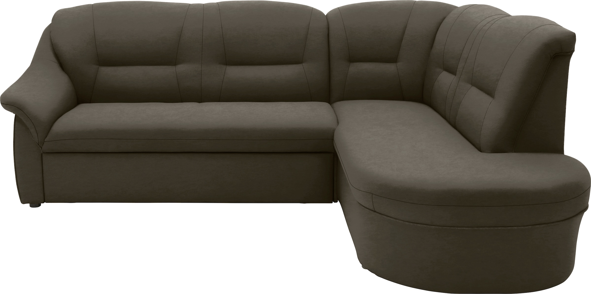 DOMO collection Ecksofa "Faenza für kleine Räume, Stellmaße 232,176cm, komf günstig online kaufen