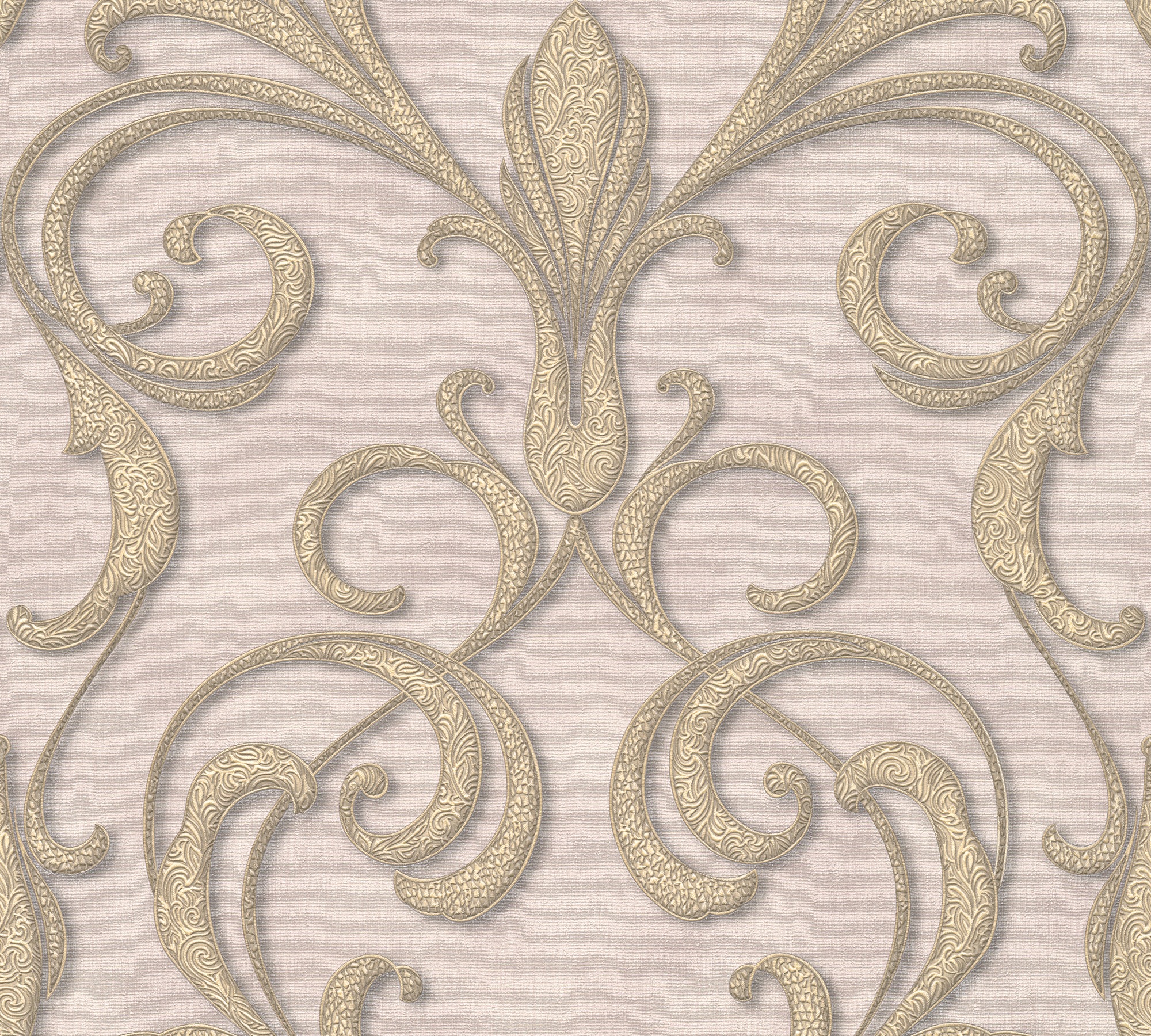 Architects Paper Vliestapete »Nobile«, Barock-ornamental-gemustert, Ornament Tapete Barock Tapeten Wohnzimmer Schlafzimmer Küche Flur Büro