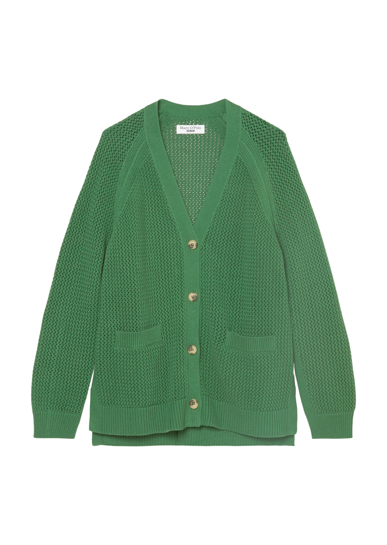 Marc O'Polo DENIM Cardigan »mit Ajour-Muster«