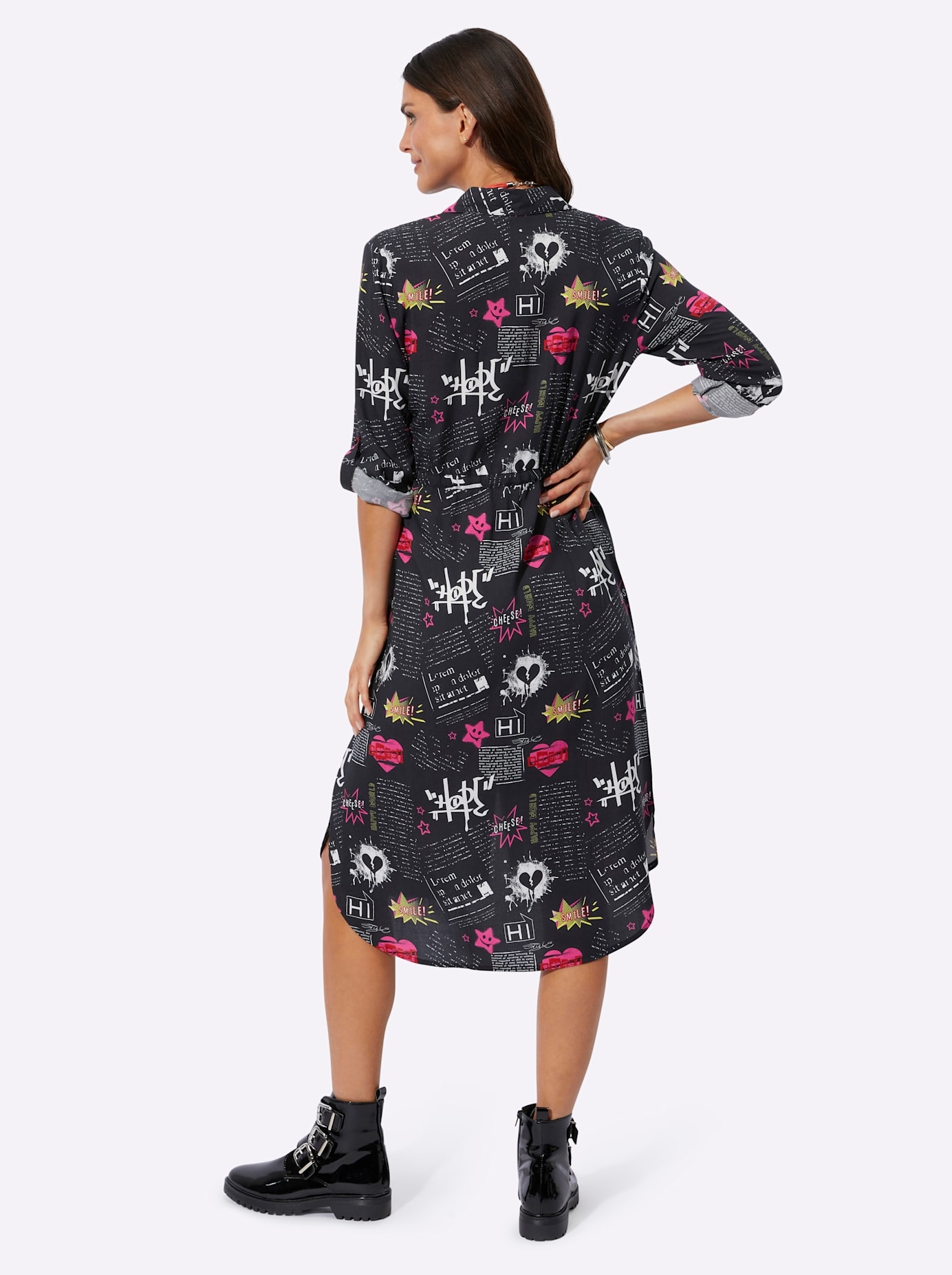 Inspirationen Hemdblusenkleid »Kleid«