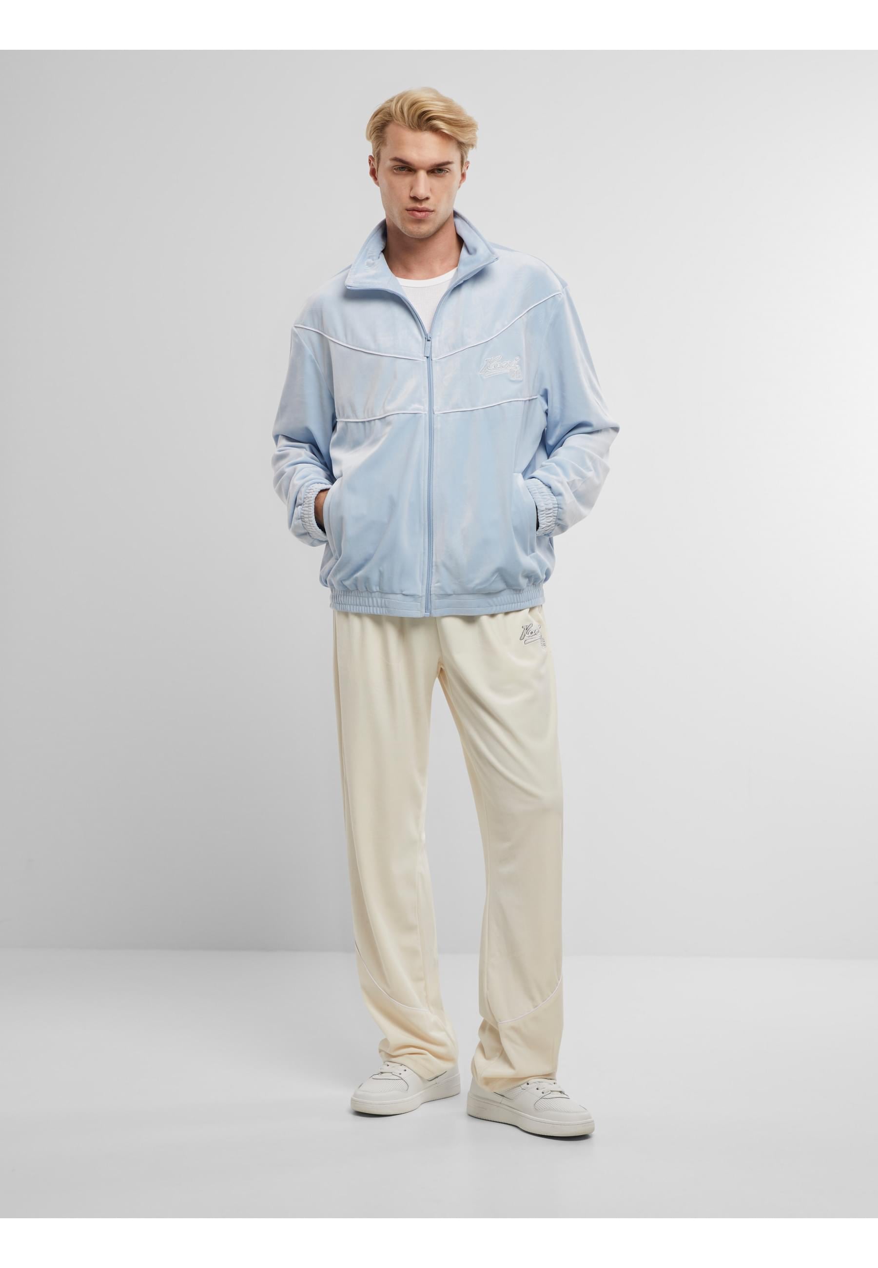 Karl Kani Trainingsjacke »Karl Kani KM251-011-1 Sport Patch Essential Trackjacket«, (1 St.), ohne Kapuze