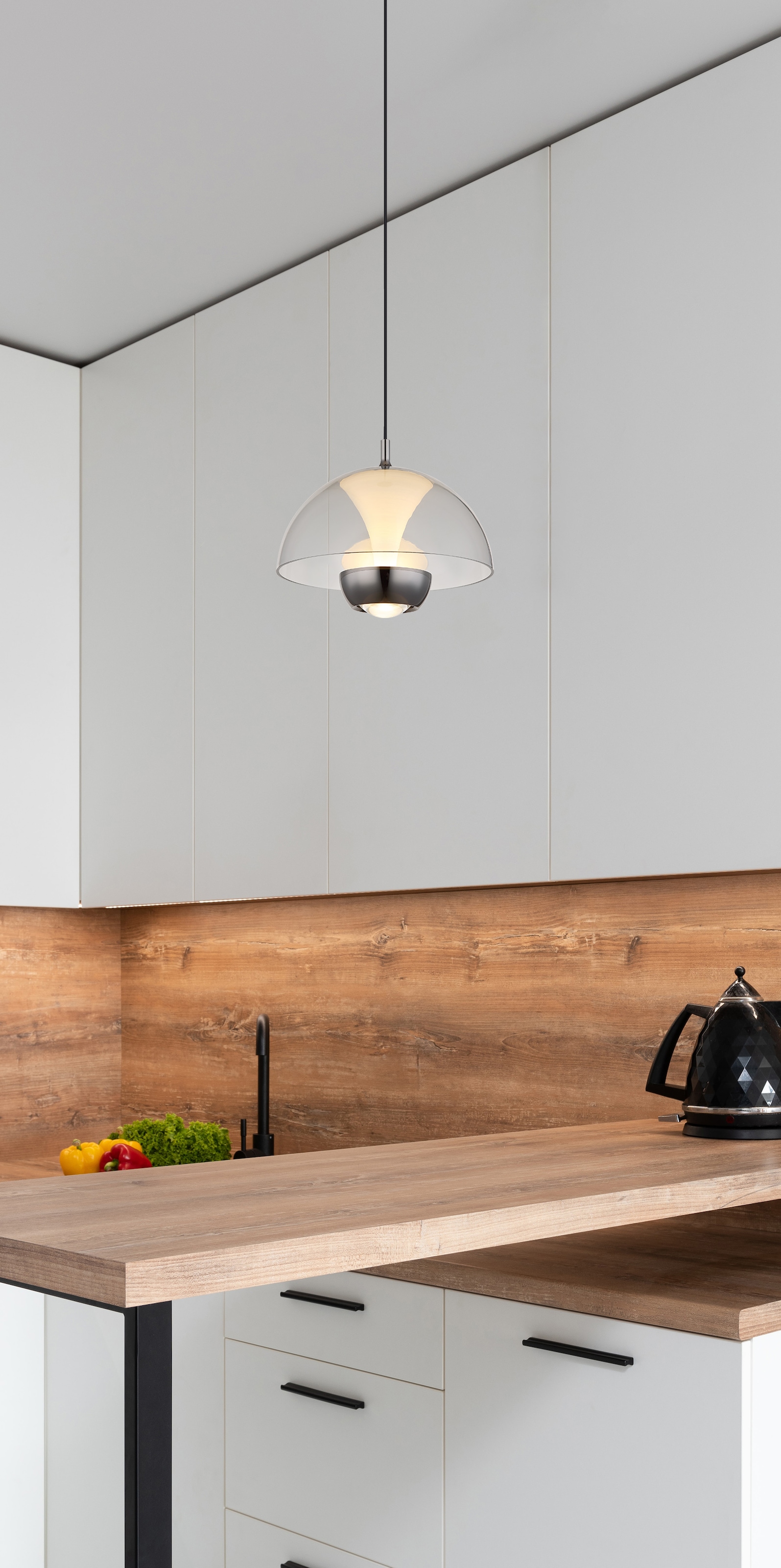 GLOBO LIGHTING LED Pendelleuchte »ARUS«, Leuchtmittel LED-Modul | LED fest integriert, Hängelampe/Hängeleuchte/Wohnzimmer/Esstisch/elegant