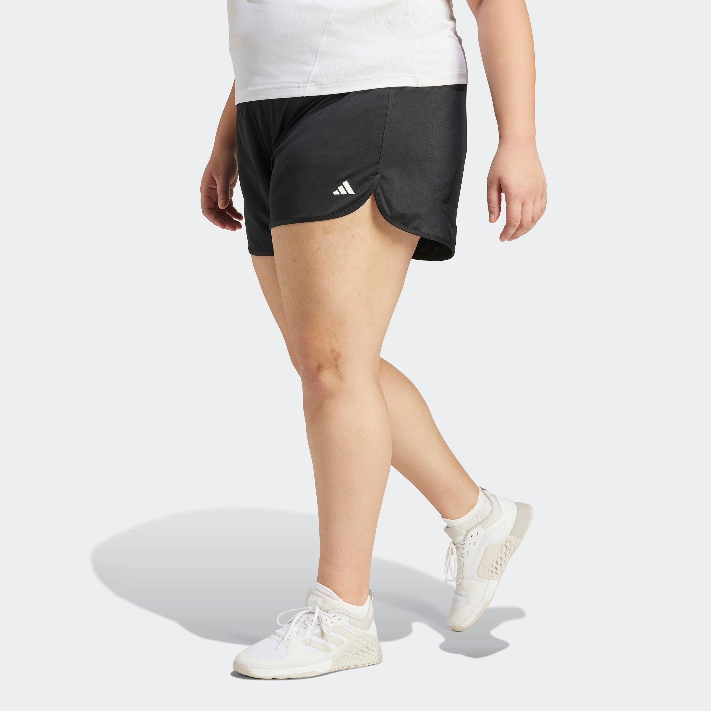 adidas Performance Shorts "PACER ESSENTIALS KNIT HIGH-RISE – GROSSE GRÖSSEN günstig online kaufen