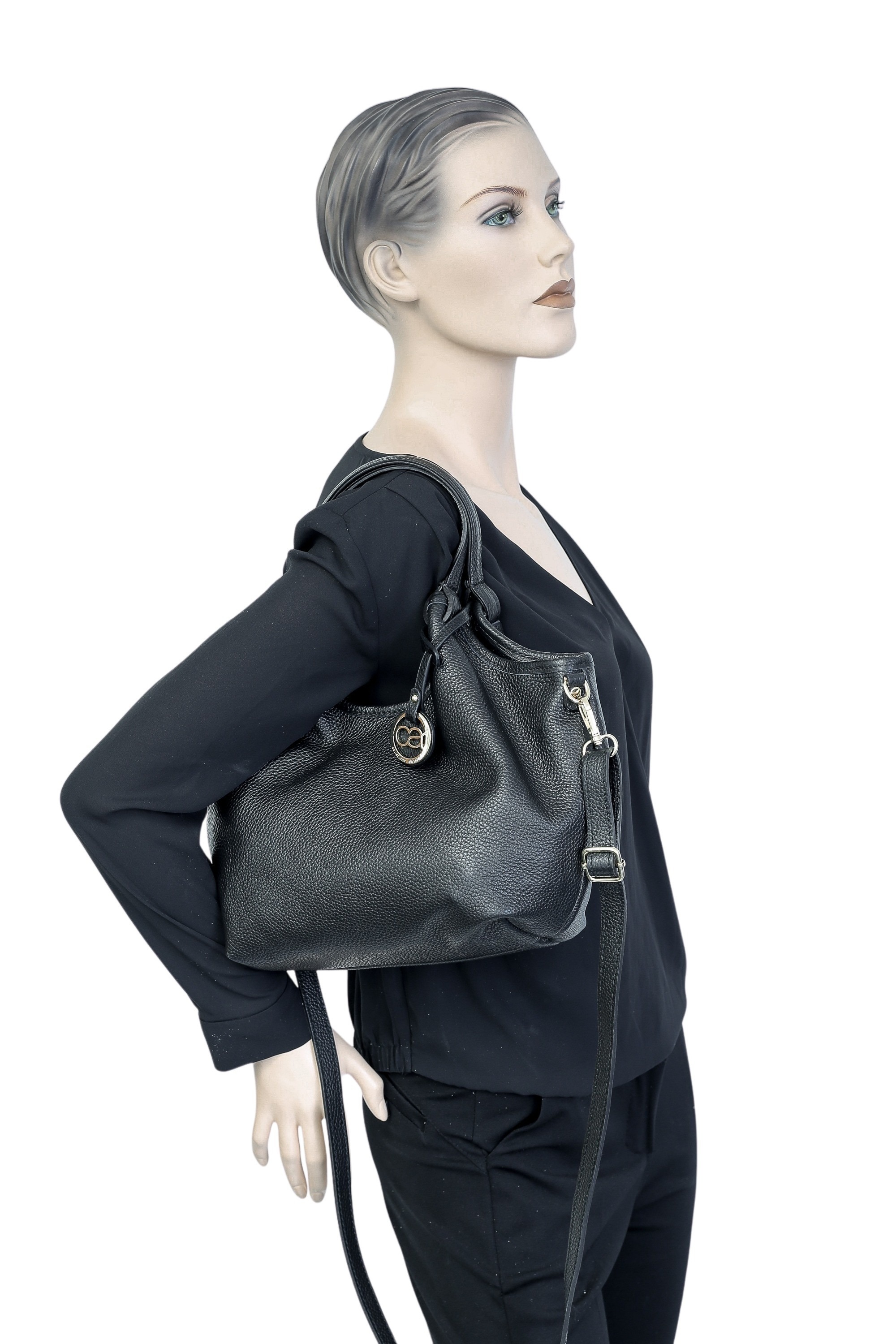 COLLEZIONE ALESSANDRO Schultertasche »Madmoi«, Made in Italy, aus weichem Leder