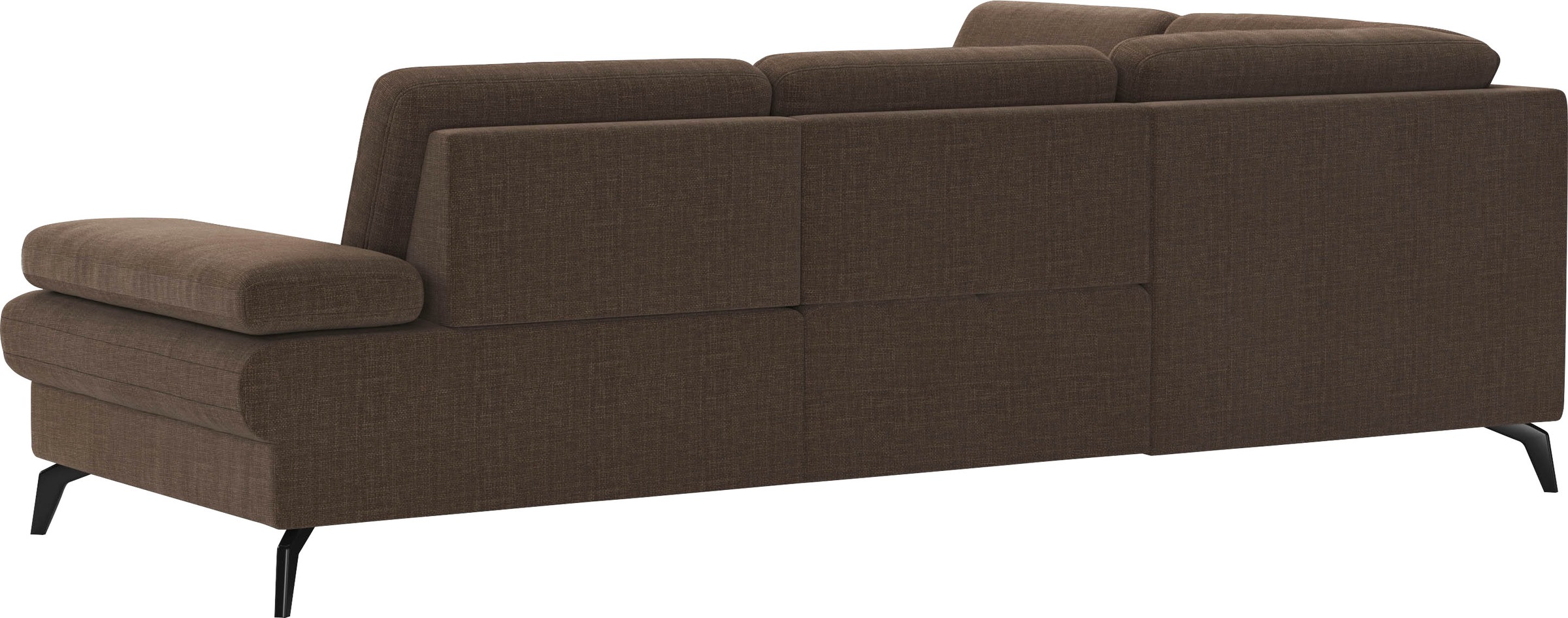 sit&more Ecksofa »Morris L-Form, inkl. Sitztiefenverstellung«, wahlweise mit Armteilverstellung, Bettfunktion & Bettkasten