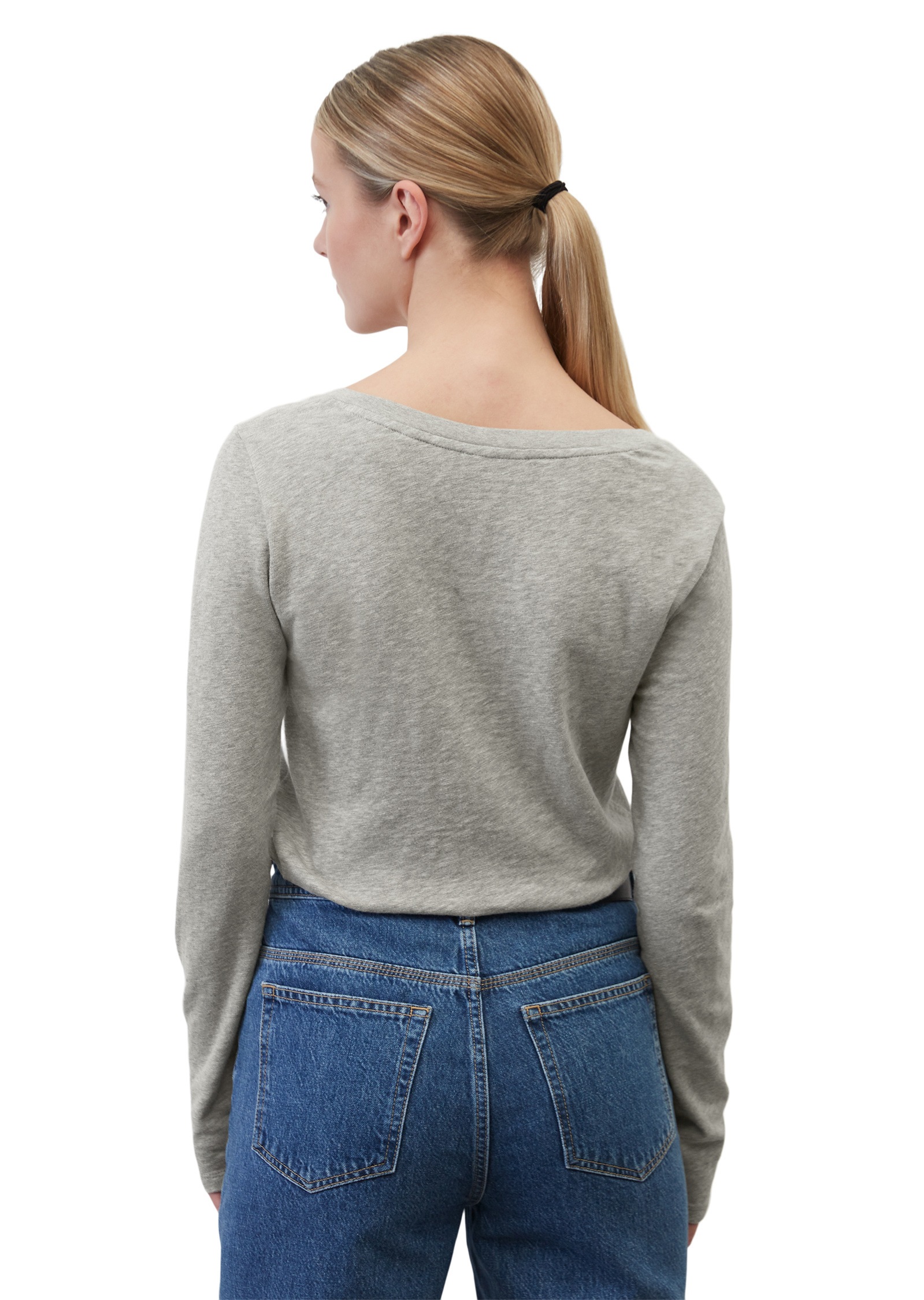 Marc O'Polo DENIM Langarmshirt »aus Heavy Cosy Slub Jersey«