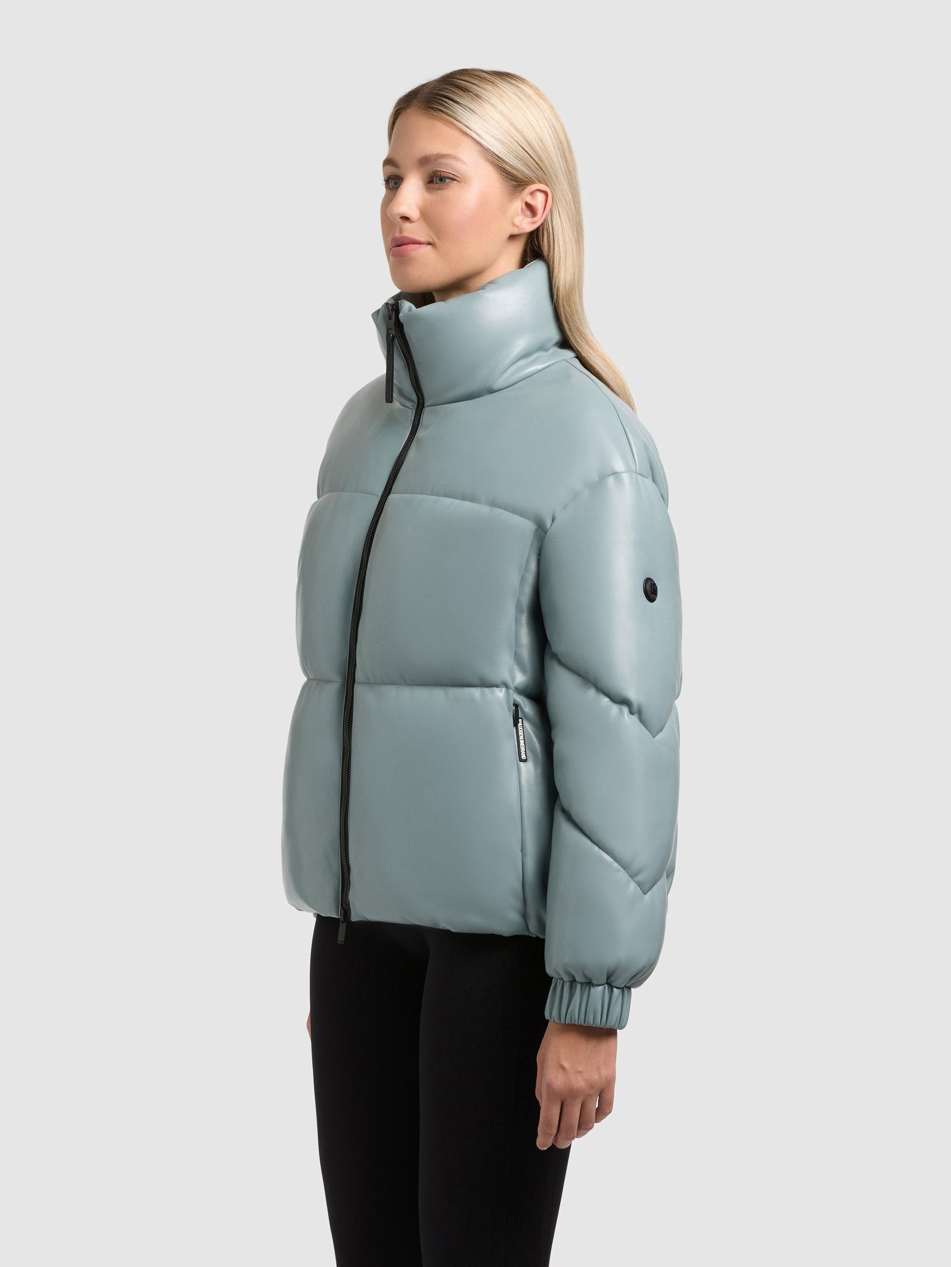 khujo Steppjacke "Khalia" ohne Kapuze Gesteppte Damen Winterjacke in Ledero günstig online kaufen