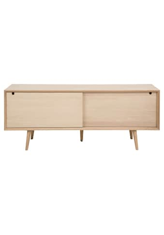 Sideboard »Century«  mit 5 Schubladen hinter der Schiebetüren«, Eiche/furnier,...