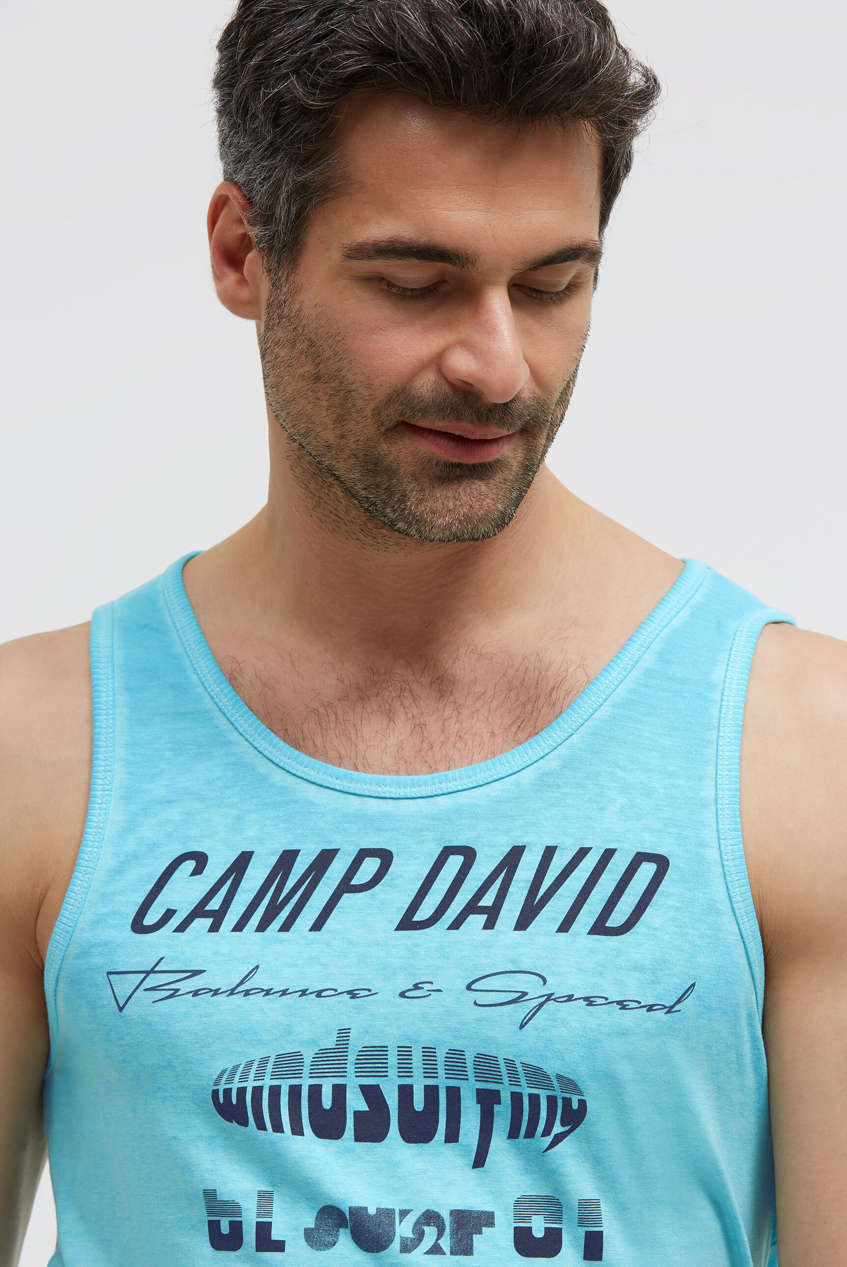 CAMP DAVID Tanktop mit Baumwolle