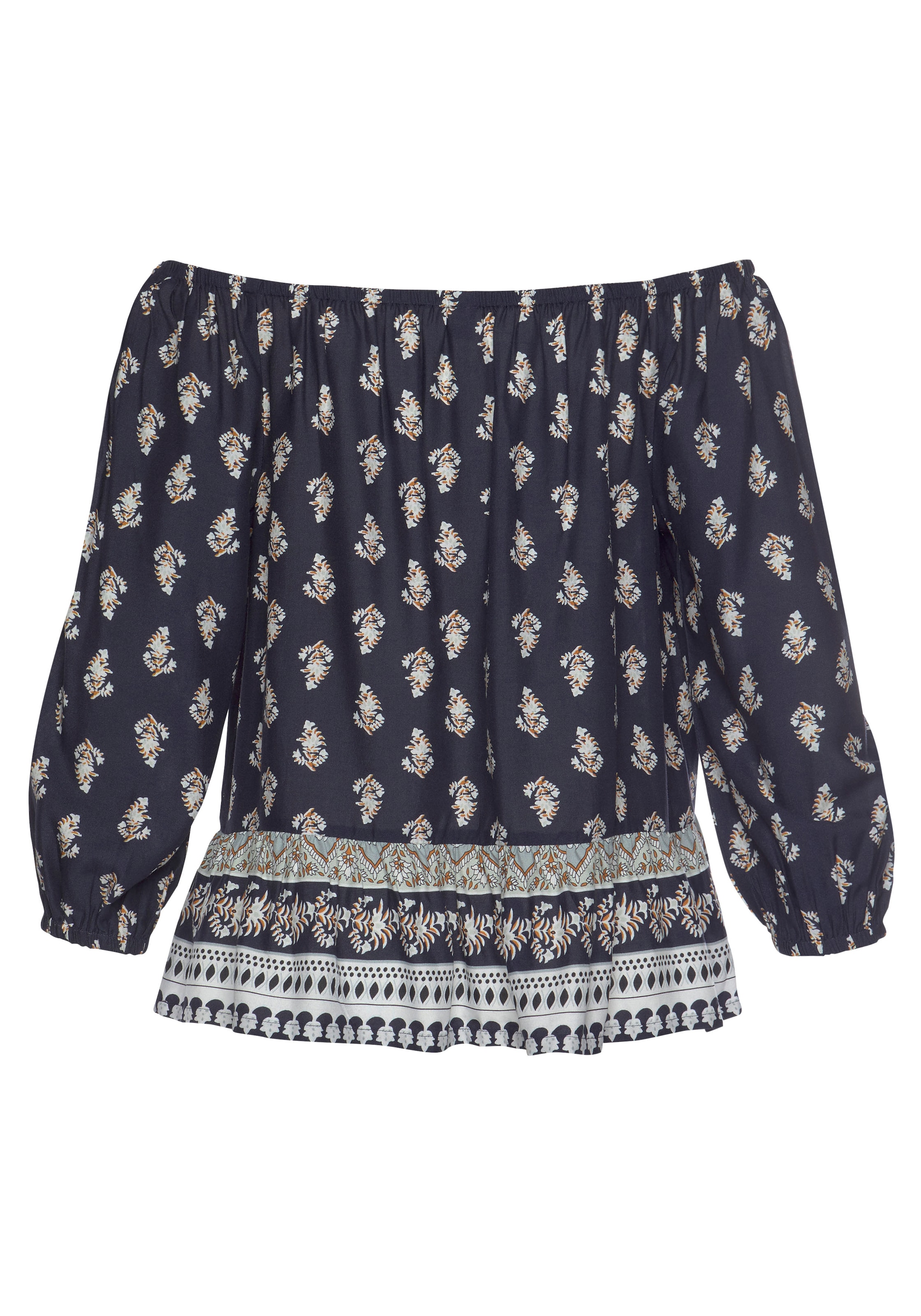 Vivance Carmenbluse, mit Volant