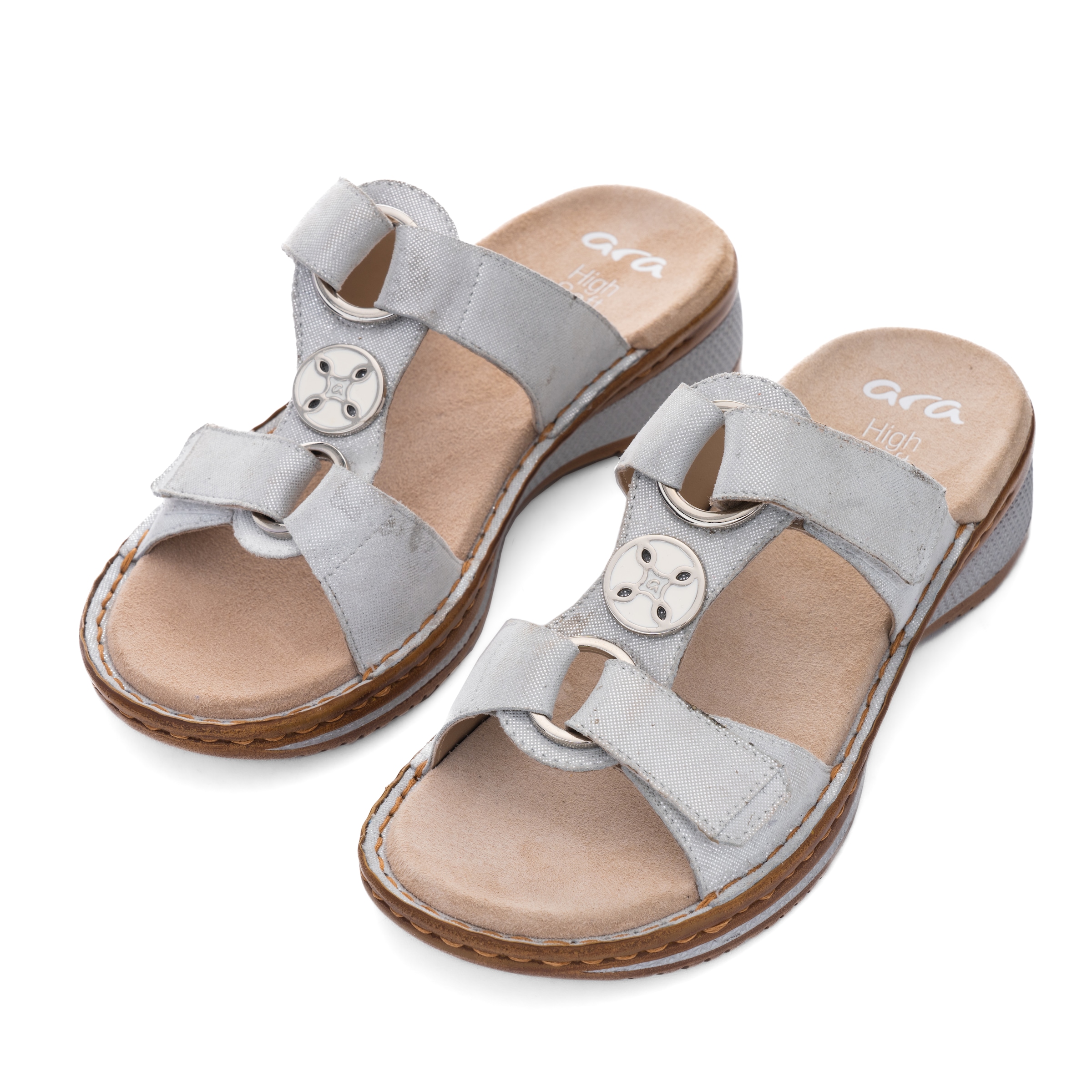 Ara Pantolette "HAWAII", Keilabsatz, Sommerschuh, Schlupfschuh mit Schmucke günstig online kaufen