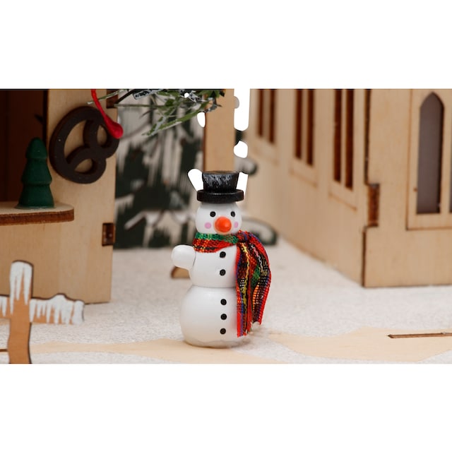 Home affaire Weihnachtsdorf »Weihnachtsdeko«, aus Holz, mit LED-Beleuchtung  kaufen | BAUR