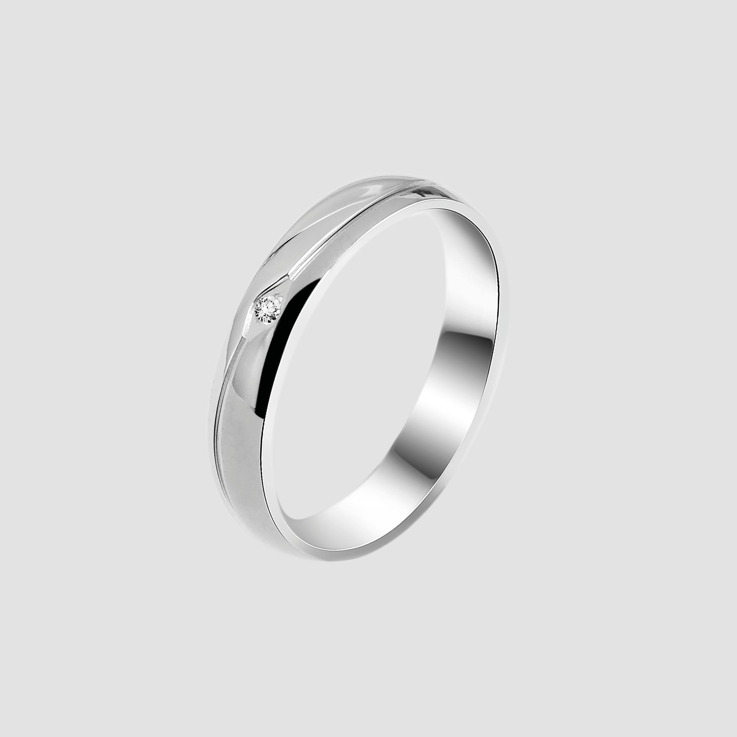 Adelia´s Fingerring »Damen Ring aus Edelstahl mit Strass Steinchen«