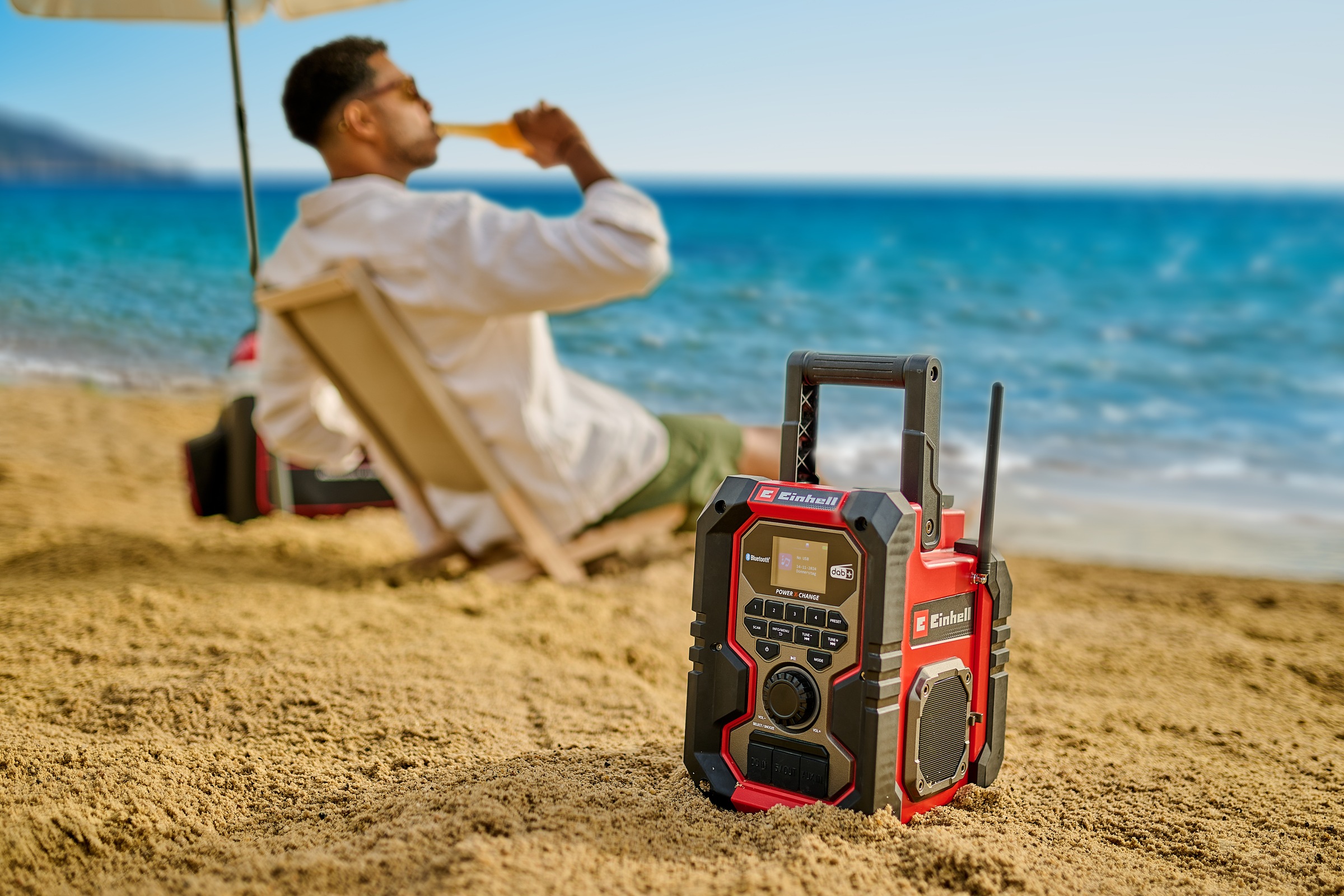 Einhell Baustellenradio »TE-CR 18 Li DAB+/FM/BT - Solo«, (Digitalradio (DAB+)-FM-Tuner mit RDS 10 W), ohne Akku