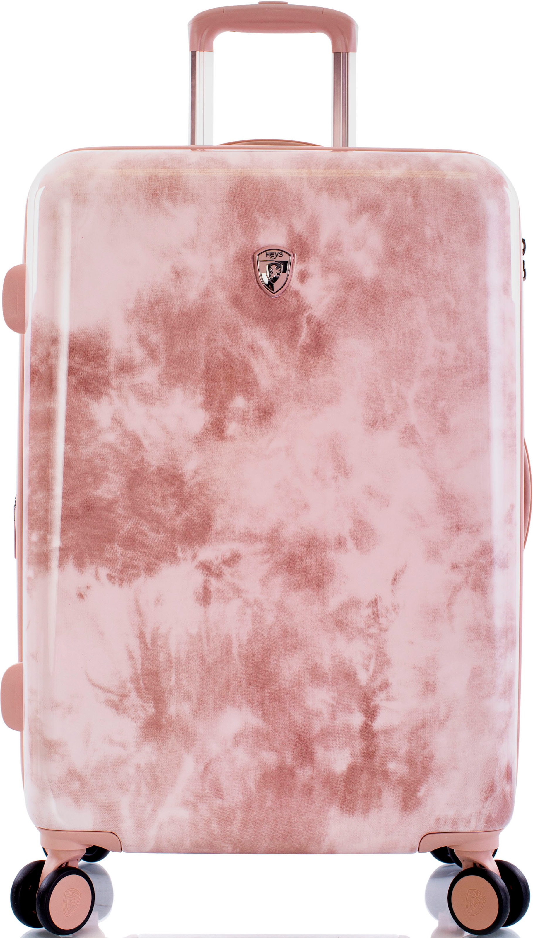 Heys Hartschalen-Trolley »Tie-Dye pink, 66 cm«, 4 Rollen, Heys x Joachim Llambi Reisegepäck TSA Schloss Volumenerweiterung