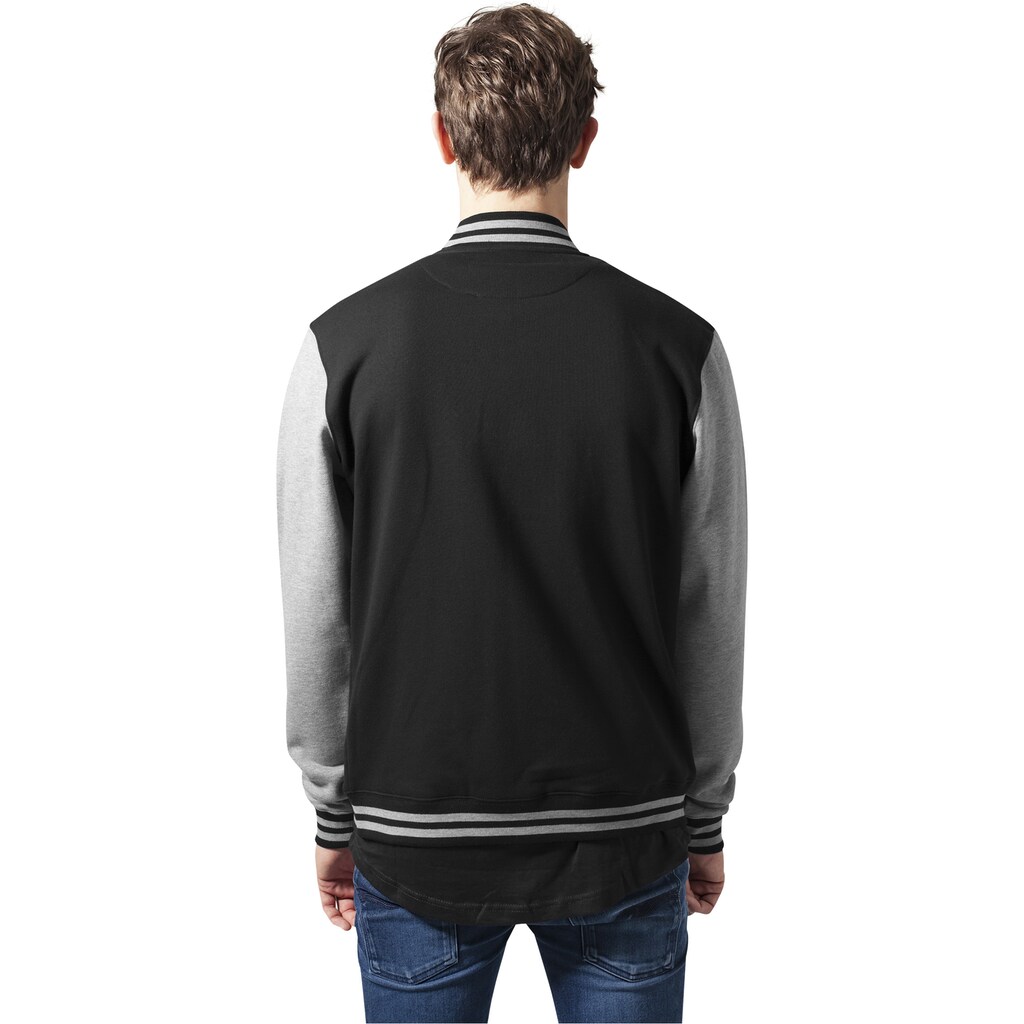 URBAN CLASSICS Outdoorjacke »Herren 2-tone College Sweatjacket«, (1 St.)