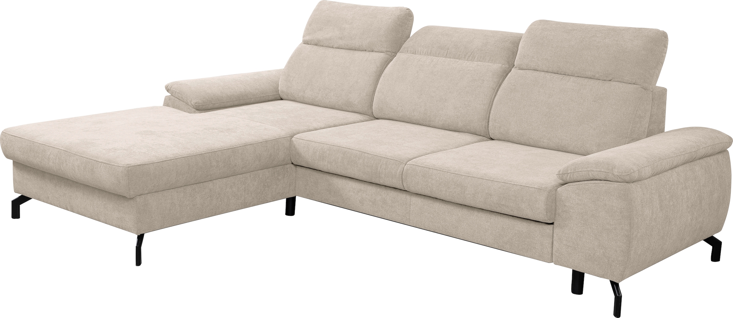 WERK2 Ecksofa "Panama L-Form", Modernes Sofa mit Schlaffunktion, Bettkasten günstig online kaufen